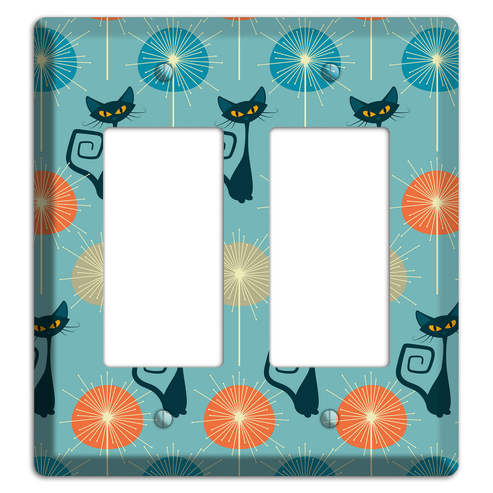 Atomic Burst Kitties 2 Rocker Wallplate