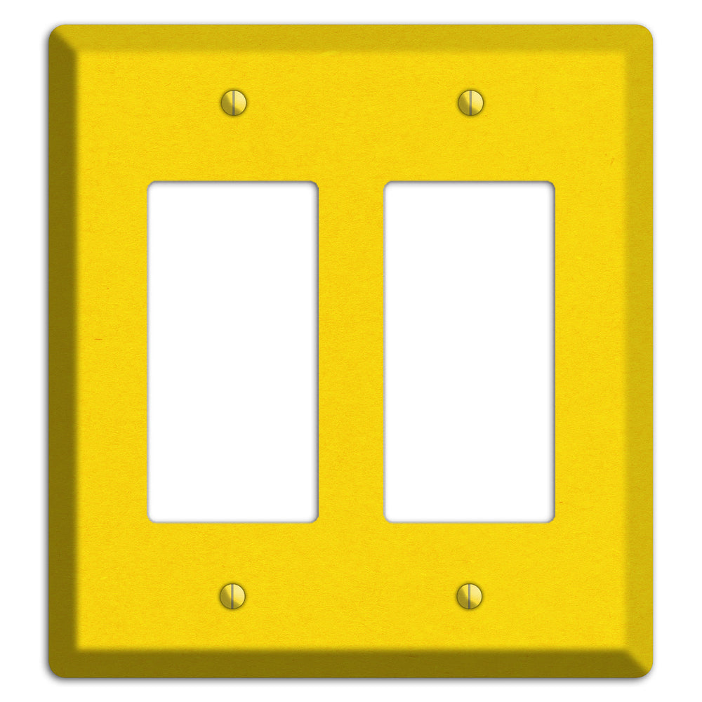 Moon Yellow Kraft 2 Rocker Wallplate