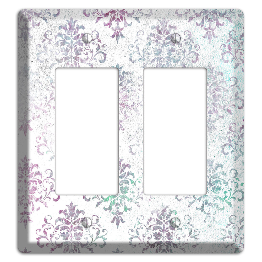 Tiara Whimsical Damask 2 Rocker Wallplate
