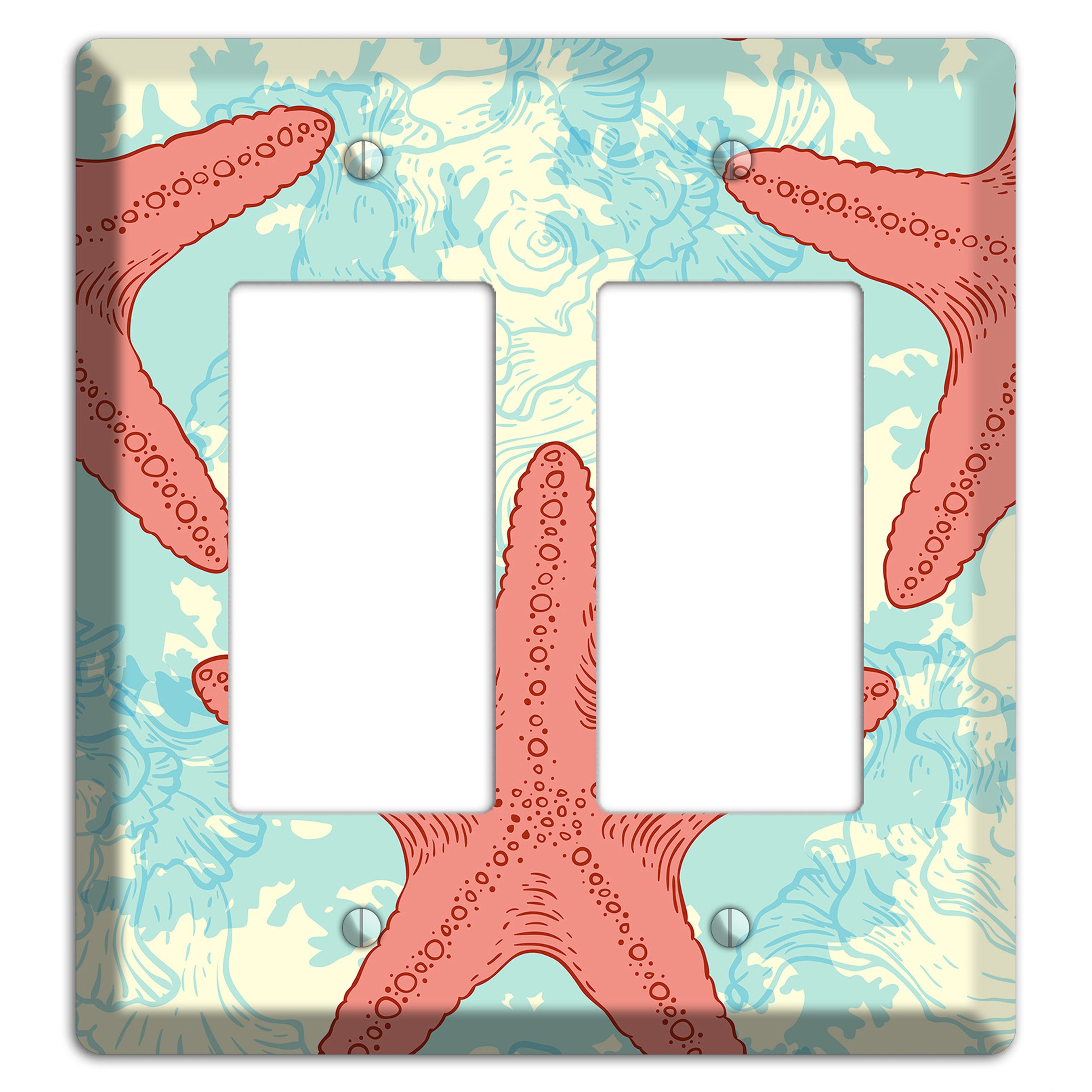Shells 6 2 Rocker Wallplate