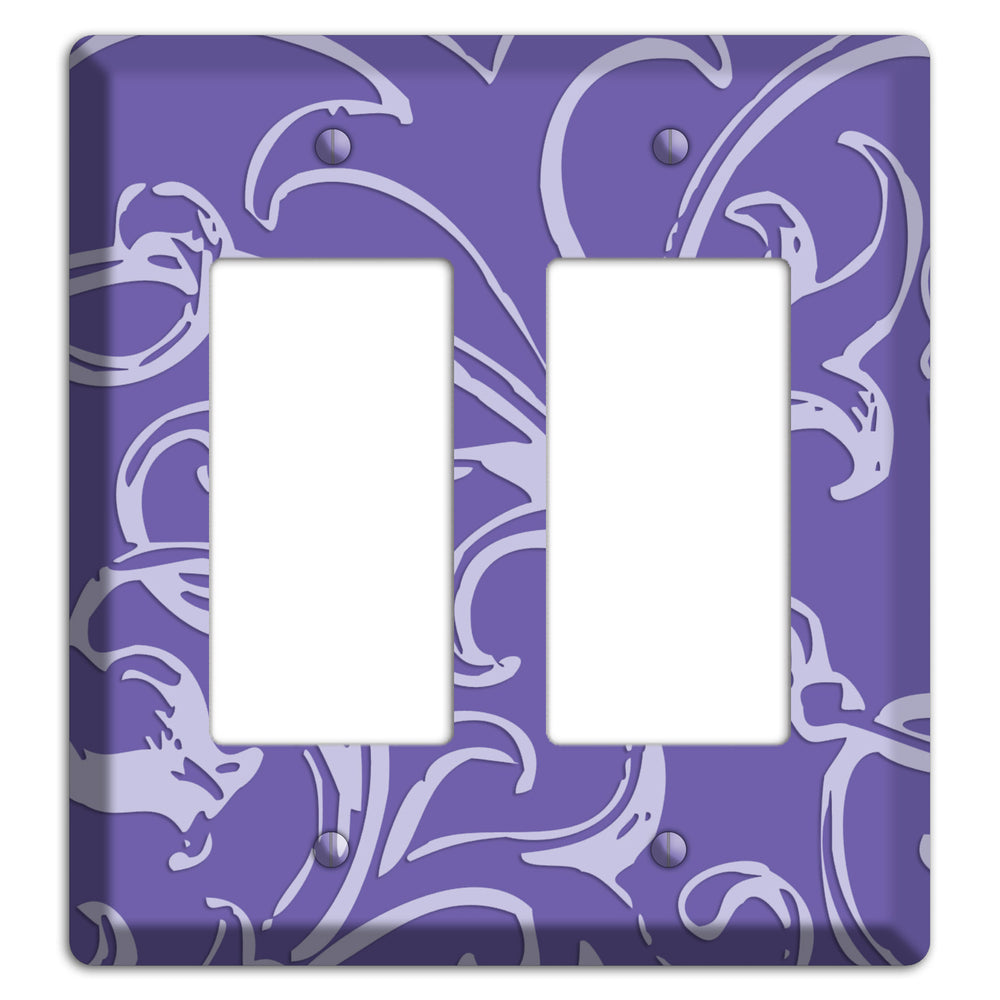 Victorian Light Purple 2 Rocker Wallplate