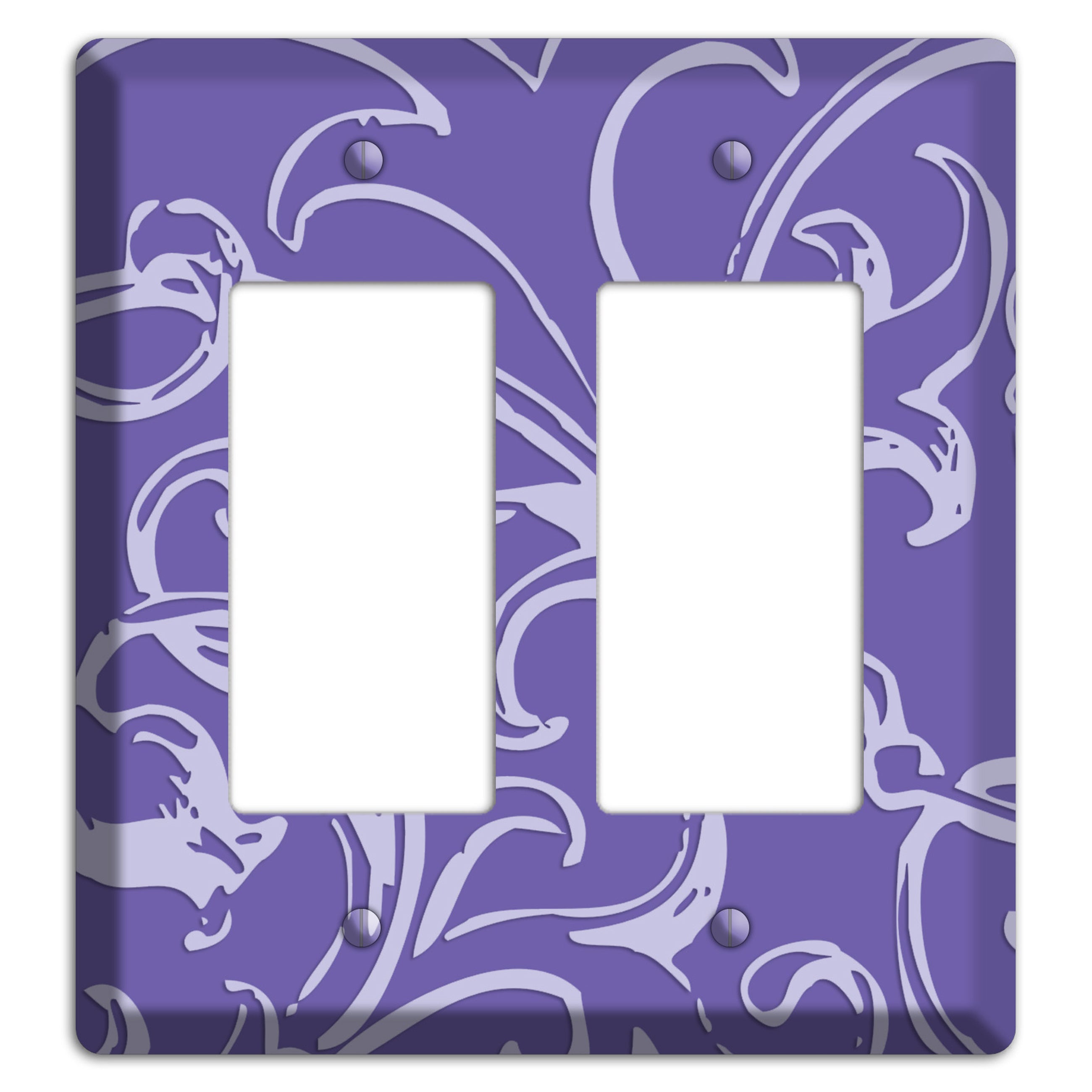 Victorian Light Purple 2 Rocker Wallplate