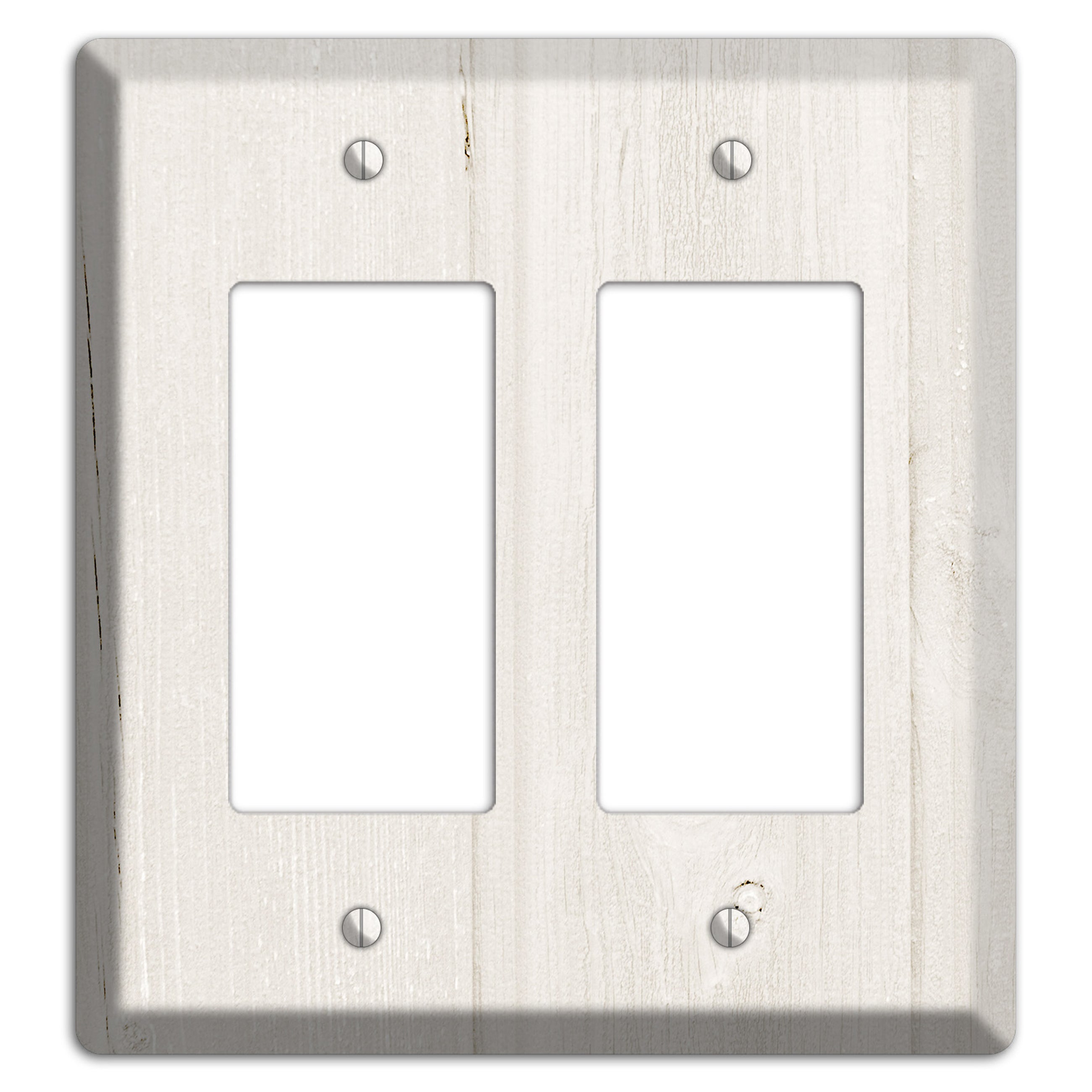 Spring Wood Antique 2 Rocker Wallplate