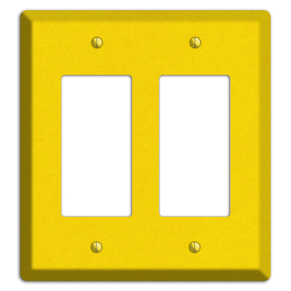 Tangerine Yellow Kraft 2 Rocker Wallplate