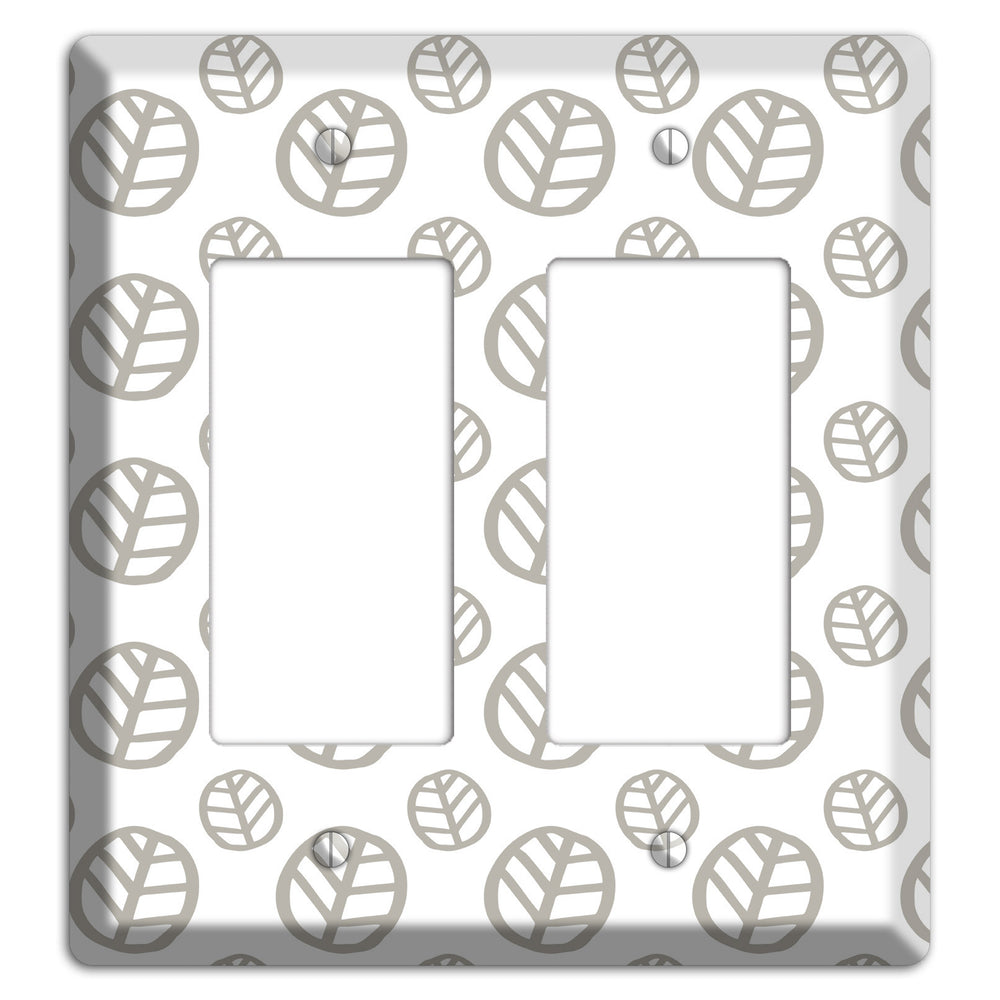 Simple Scandanavian Style JJ 2 Rocker Wallplate