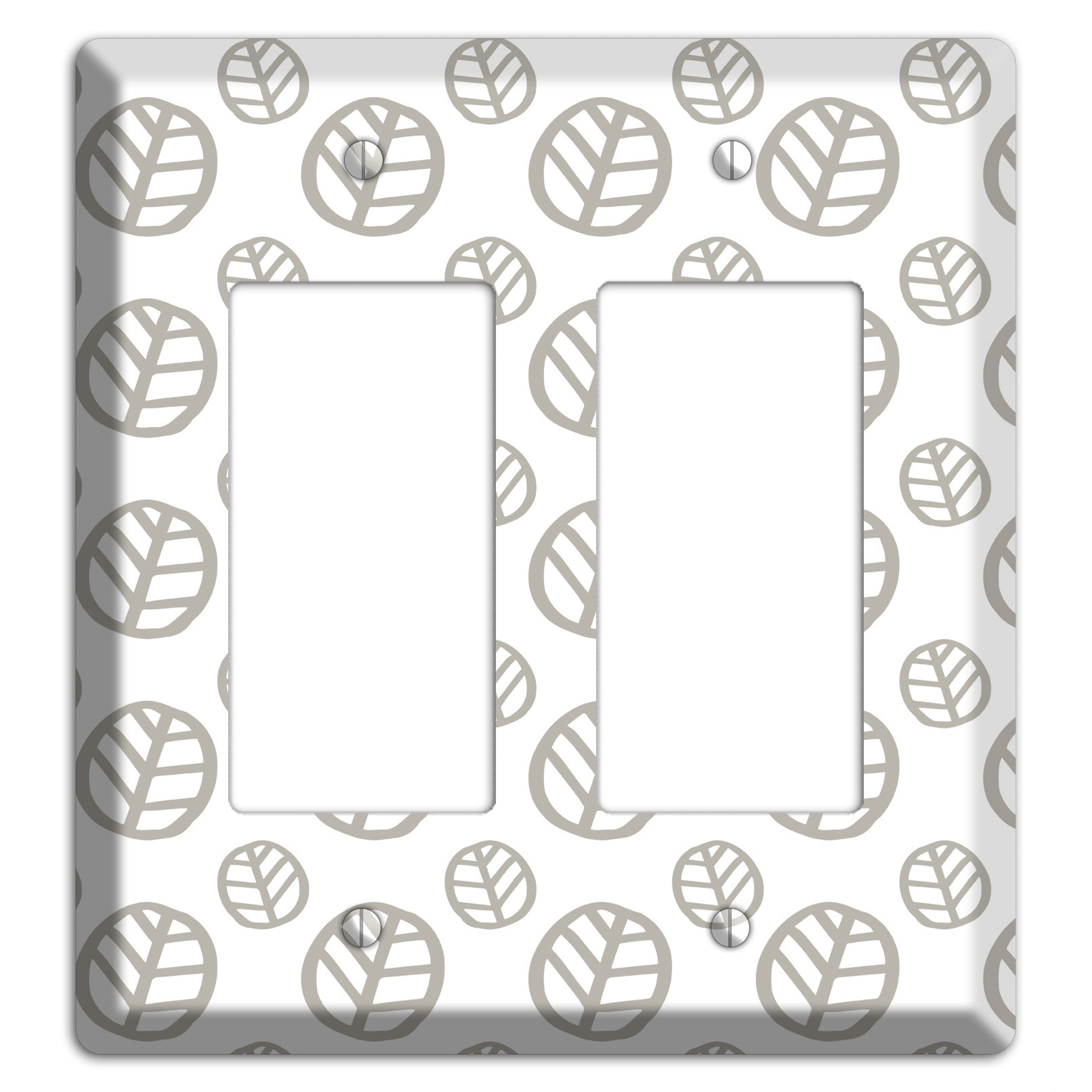 Simple Scandanavian Style JJ 2 Rocker Wallplate