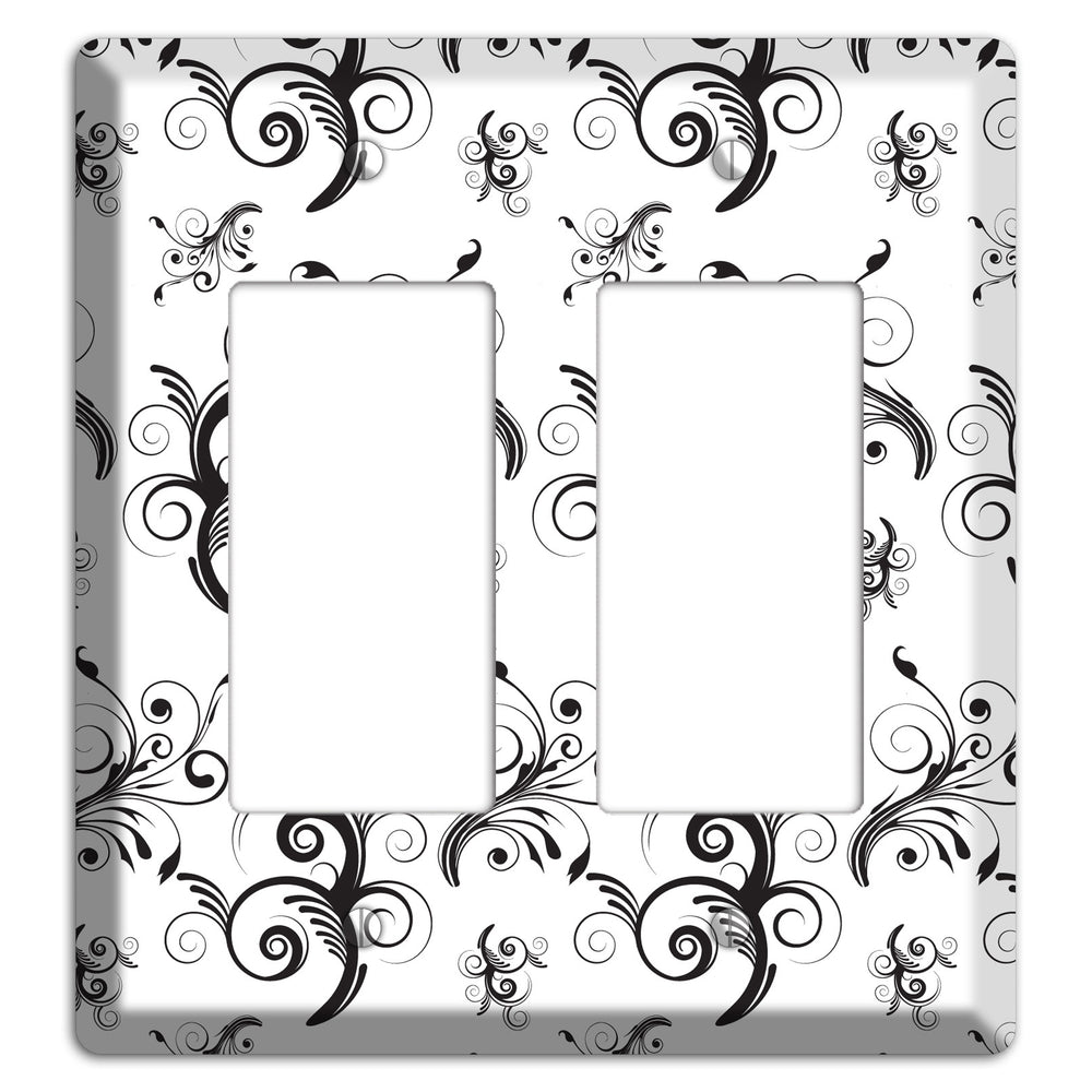 Scrolled Toile 2 Rocker Wallplate