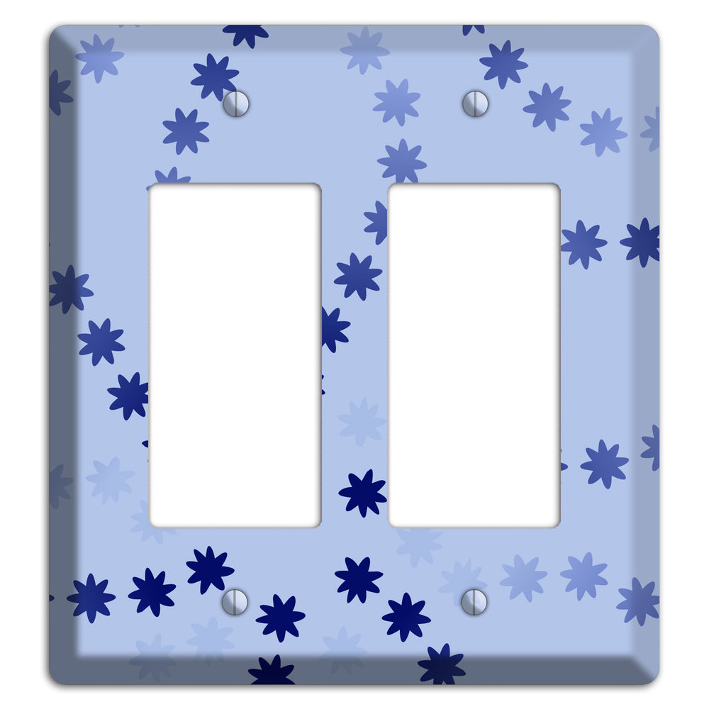 Periwinkle with Blue Constellation 2 Rocker Wallplate