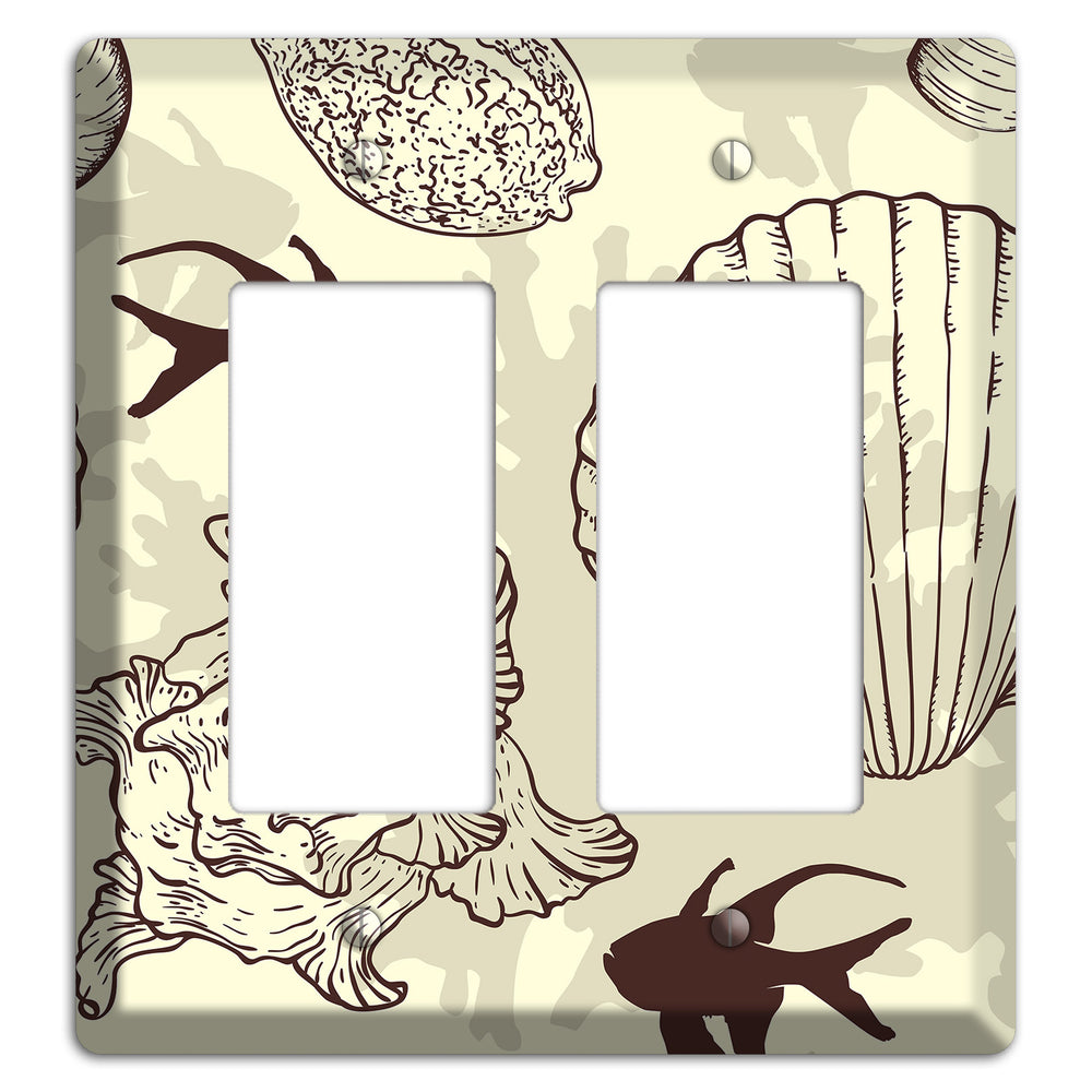 Shells 4 2 Rocker Wallplate