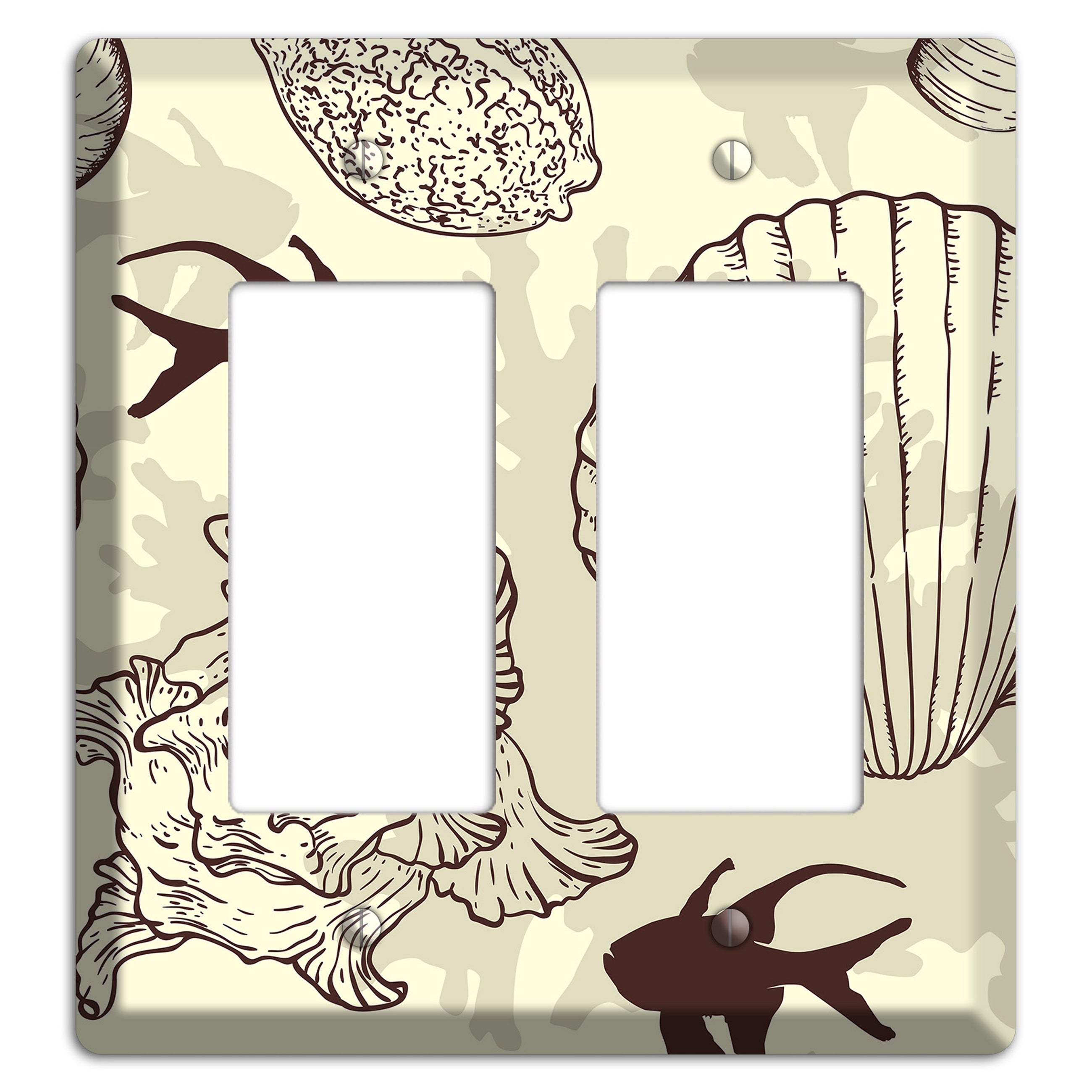 Shells 4 2 Rocker Wallplate