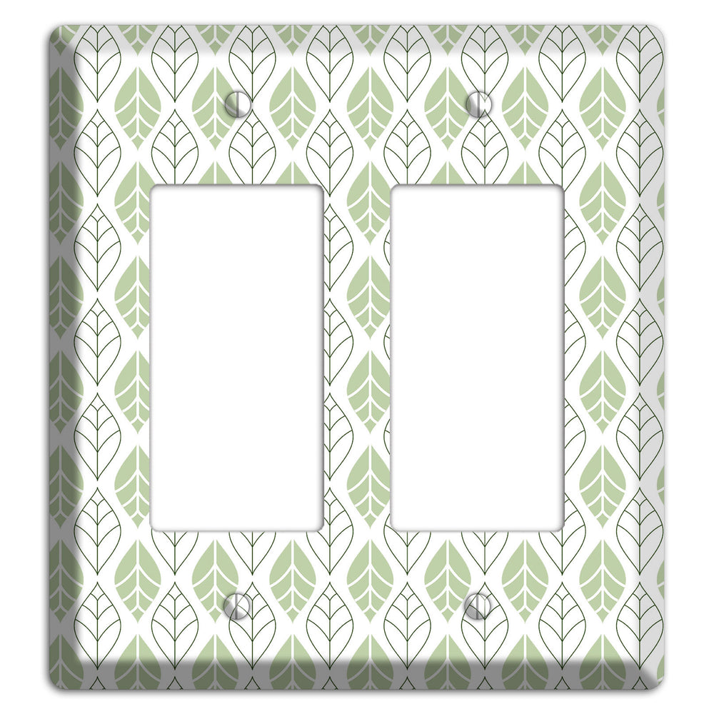 Leaves Style W 2 Rocker Wallplate