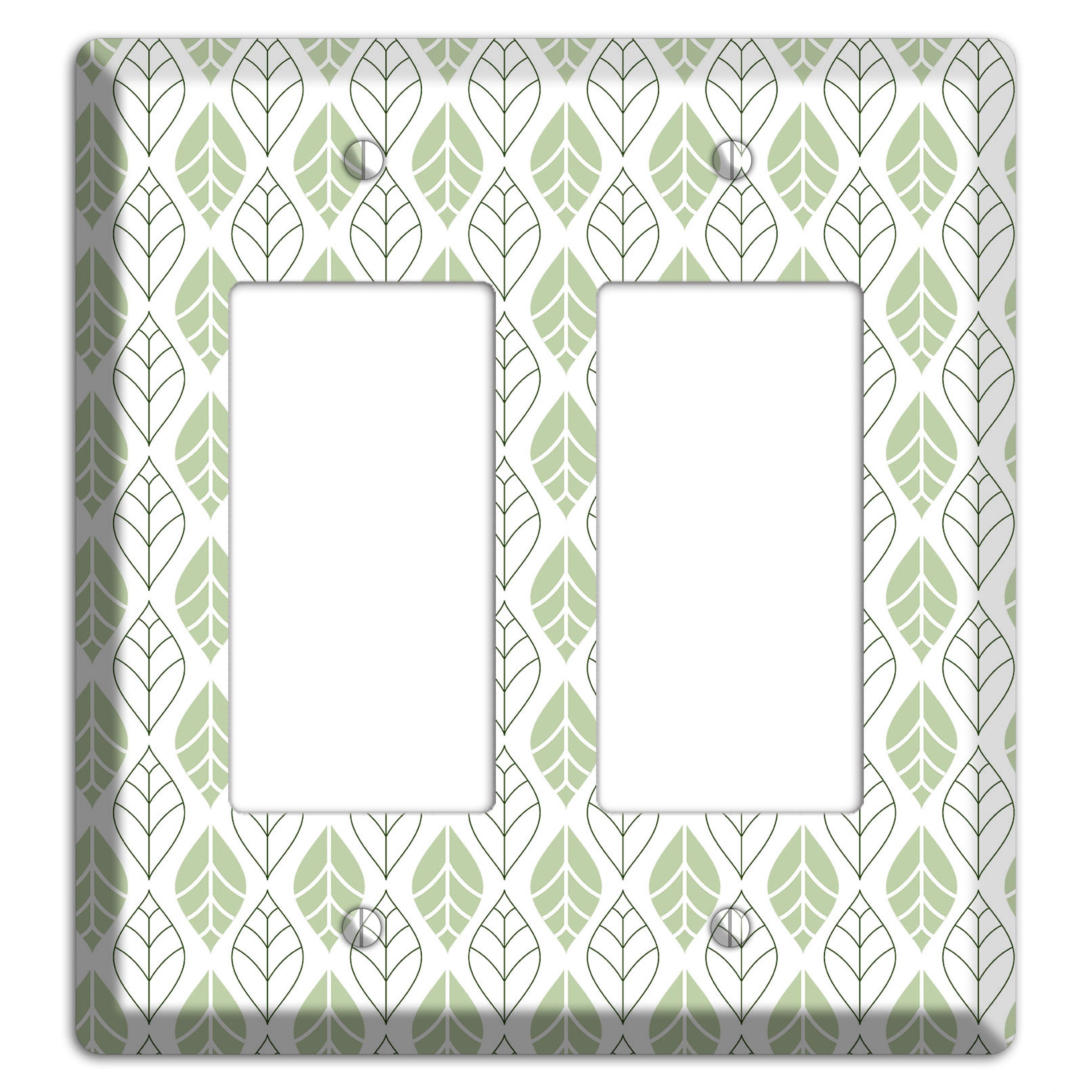 Leaves Style W 2 Rocker Wallplate
