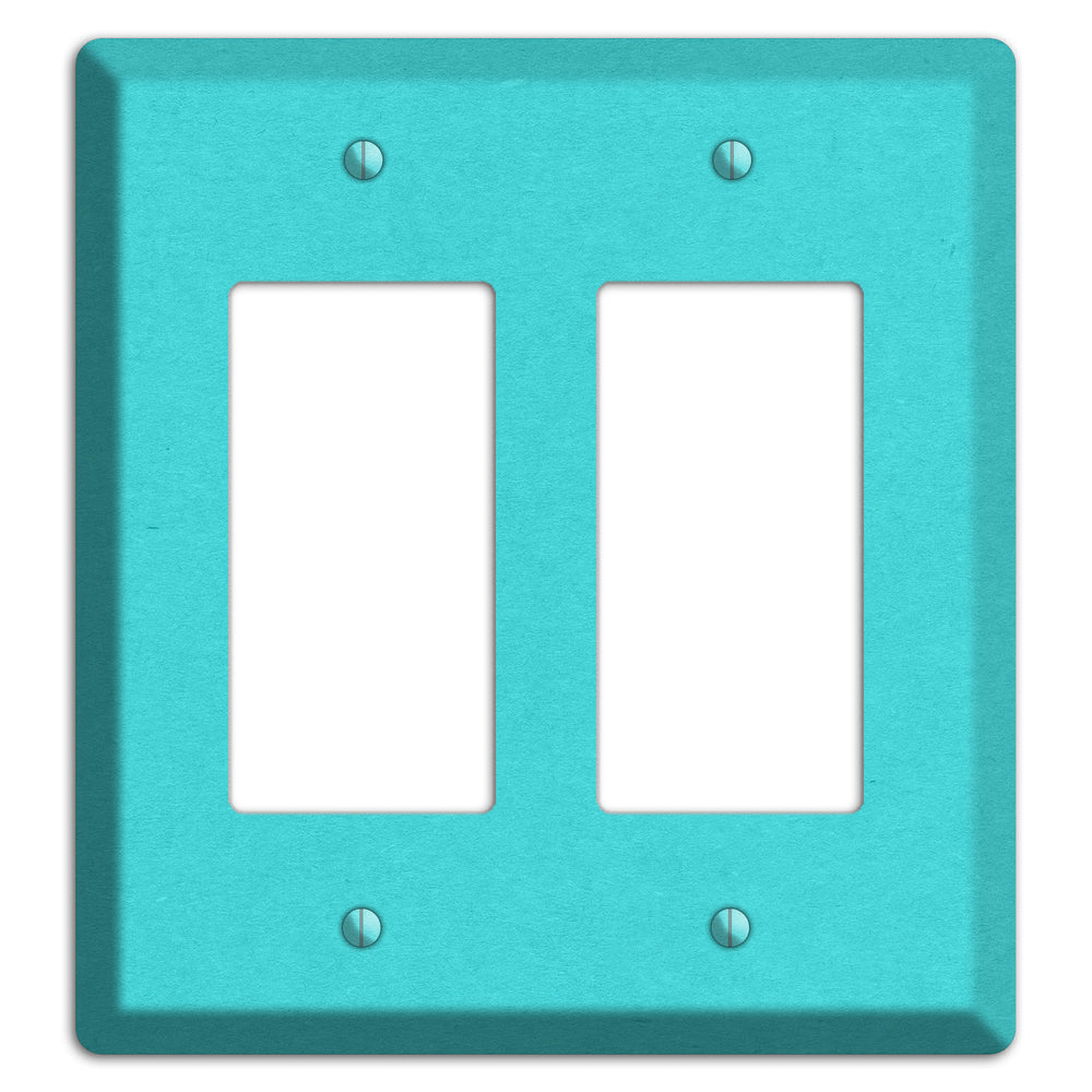 Turquoise Kraft 2 Rocker Wallplate