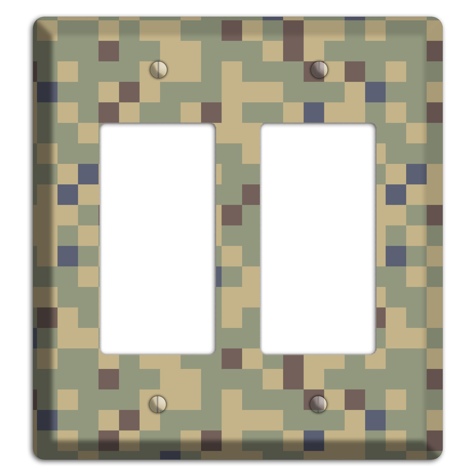 Dual Tex Camo 2 Rocker Wallplate
