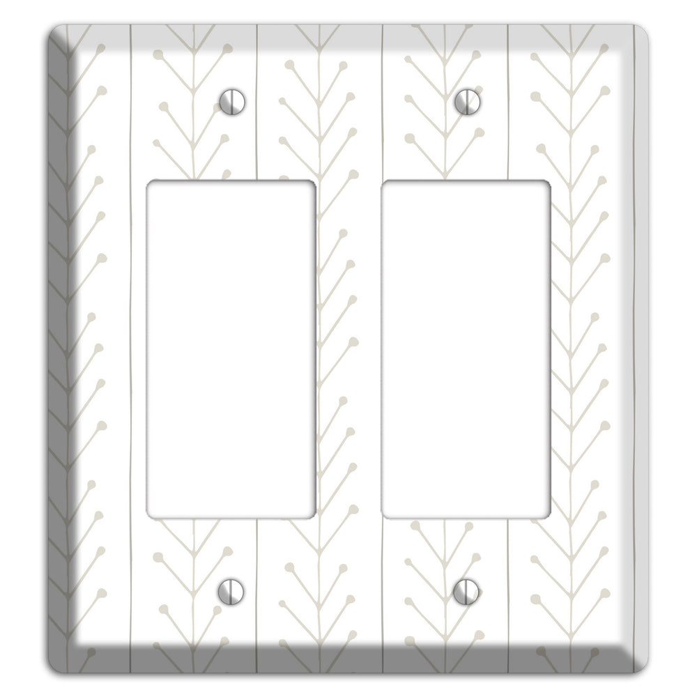 Simple Scandanavian Style F 2 Rocker Wallplate