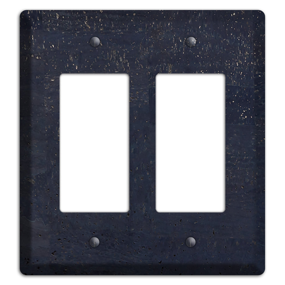 Navy Cork 2 Rocker Wallplate