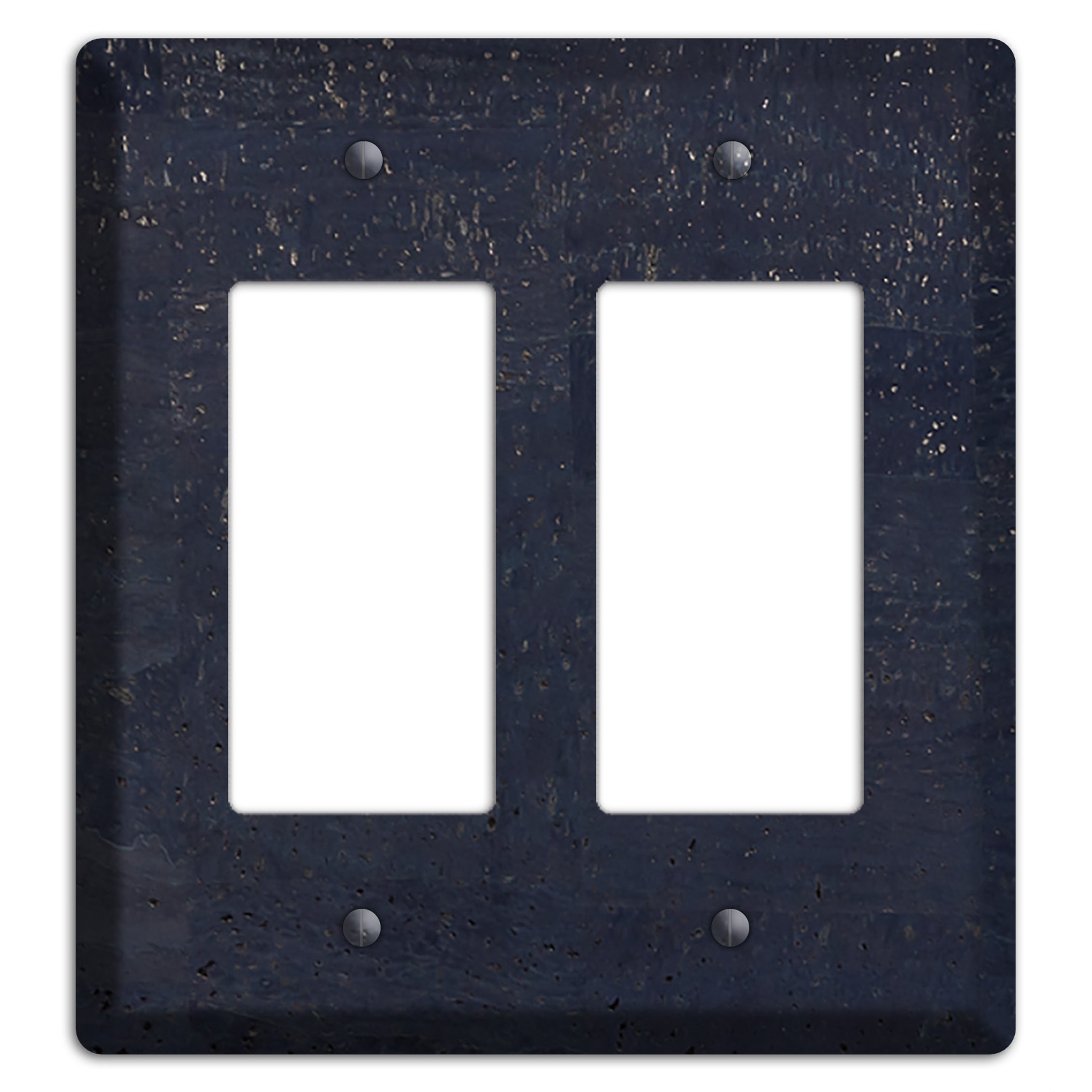 Navy Cork 2 Rocker Wallplate