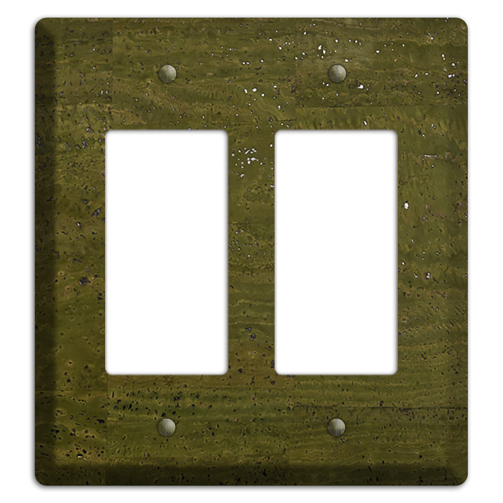 Olive Cork 2 Rocker Wallplate