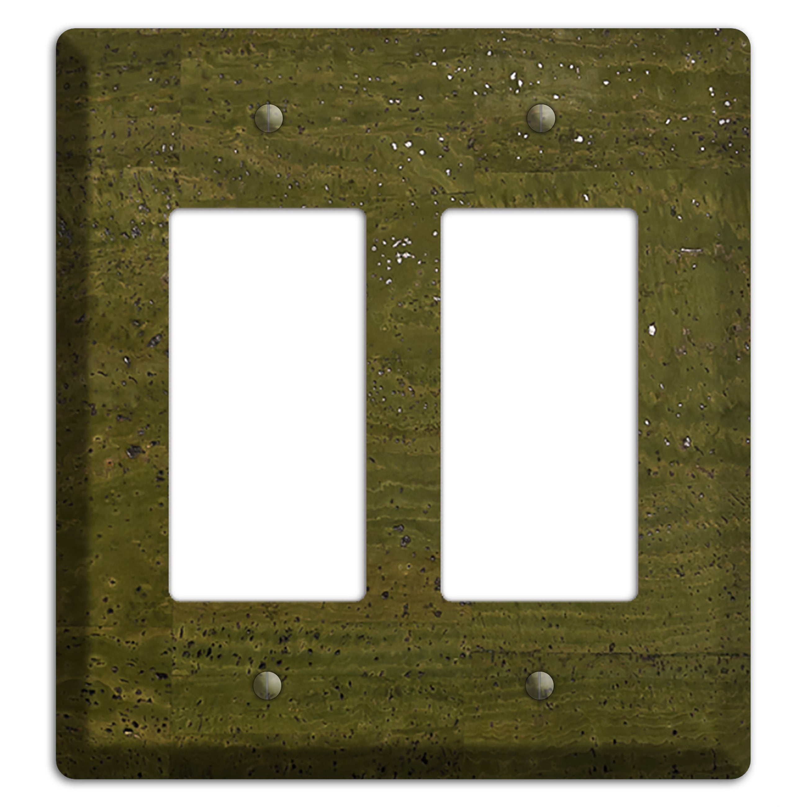 Olive Cork 2 Rocker Wallplate