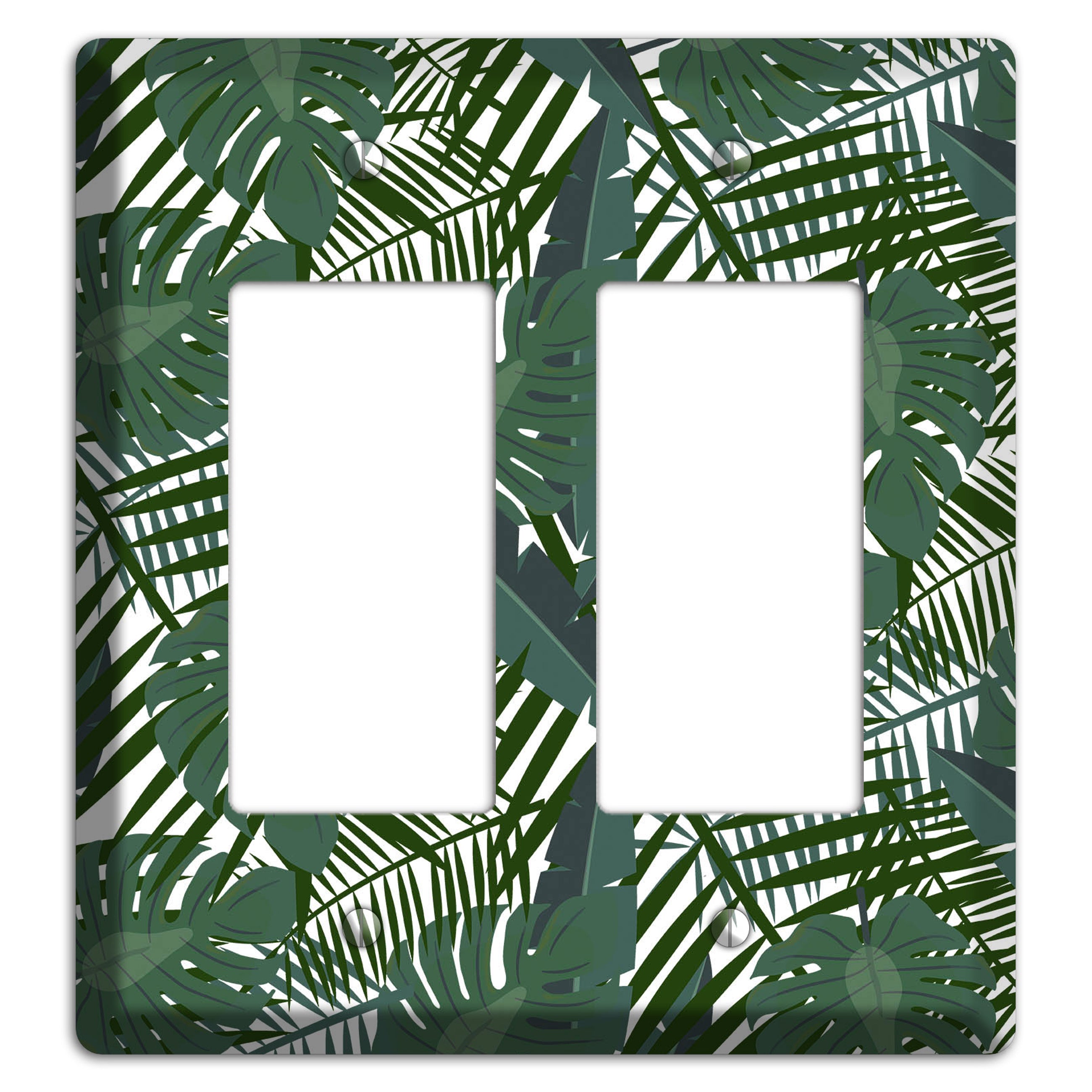 Leaves Style Q 2 Rocker Wallplate