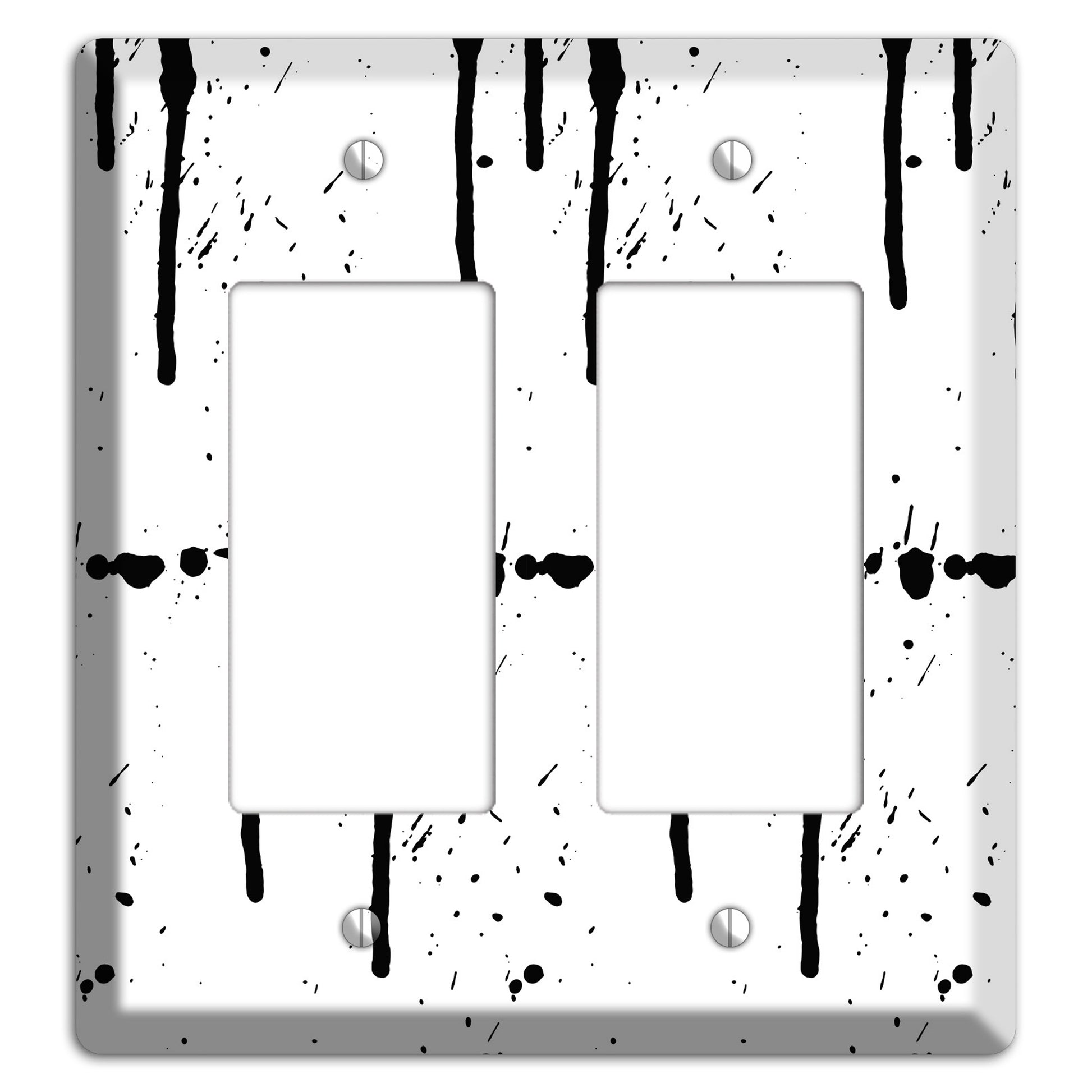 Ink Drips 2 2 Rocker Wallplate