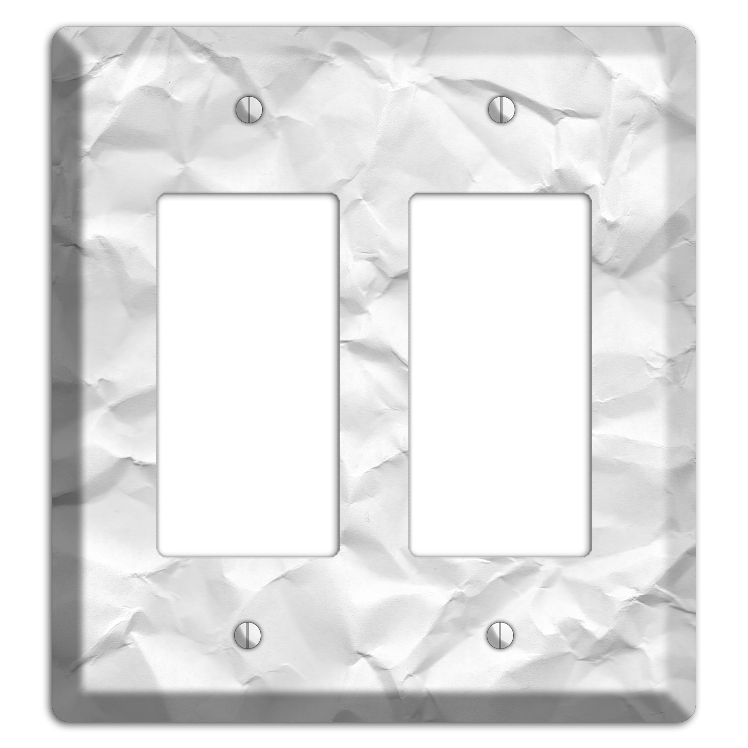 Alto Crinkled Paper 2 Rocker Wallplate