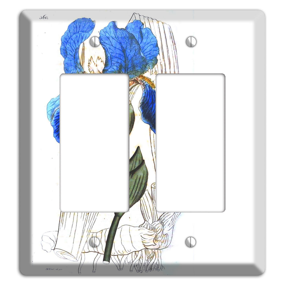 Blue Iris 2 Rocker Wallplate