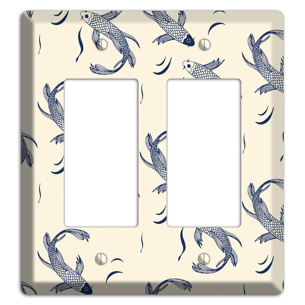 Koi Pond 1 2 Rocker Wallplate
