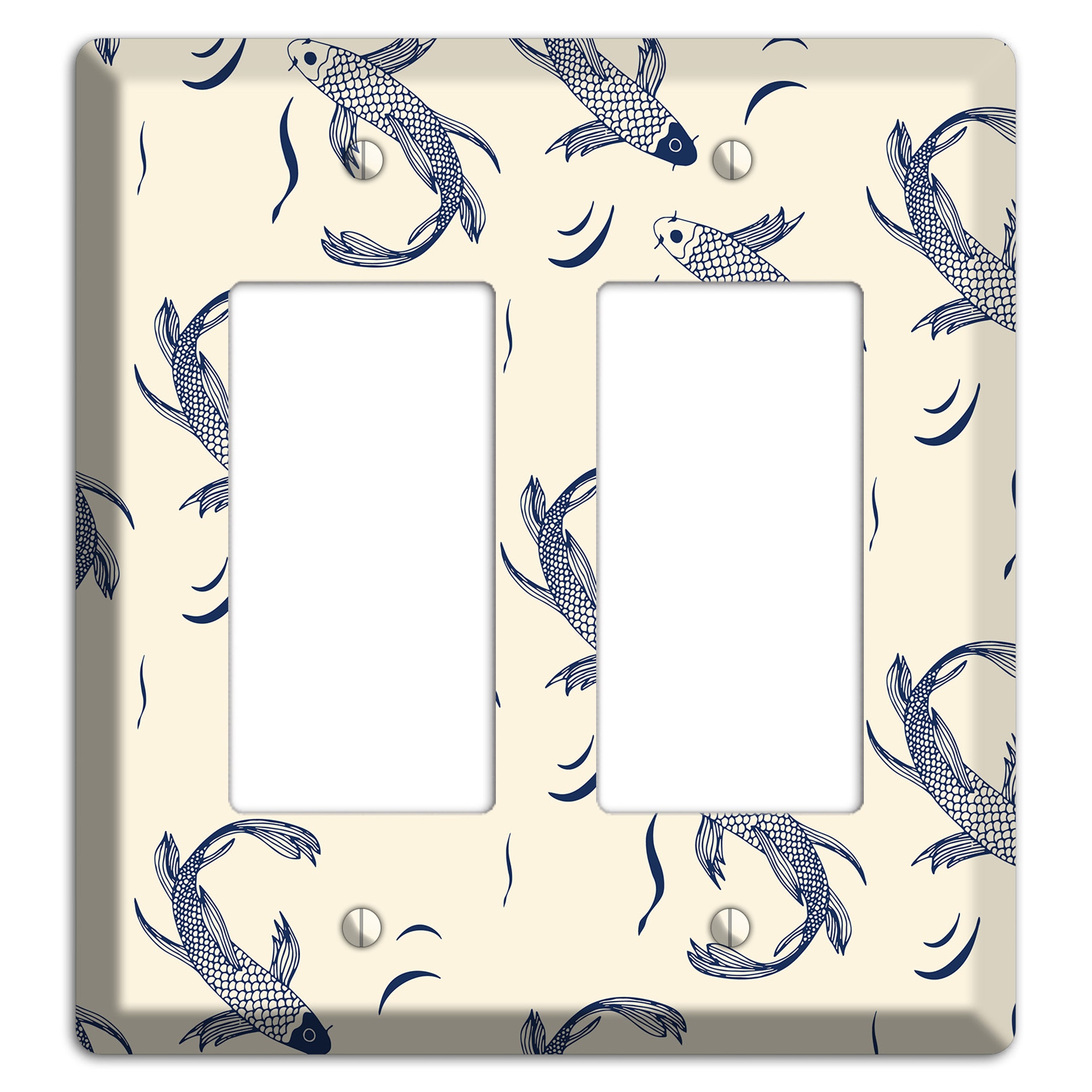 Koi Pond 1 2 Rocker Wallplate