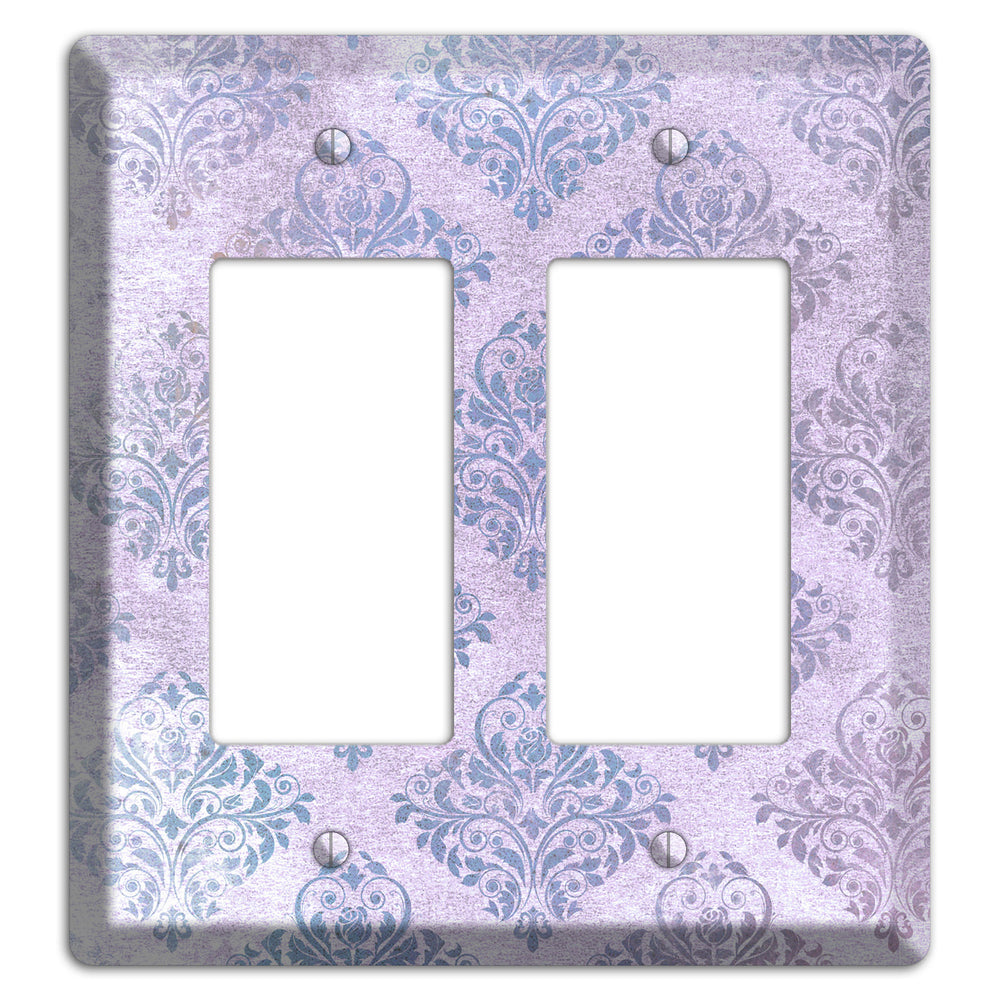 Logan Whimsical Damask 2 Rocker Wallplate