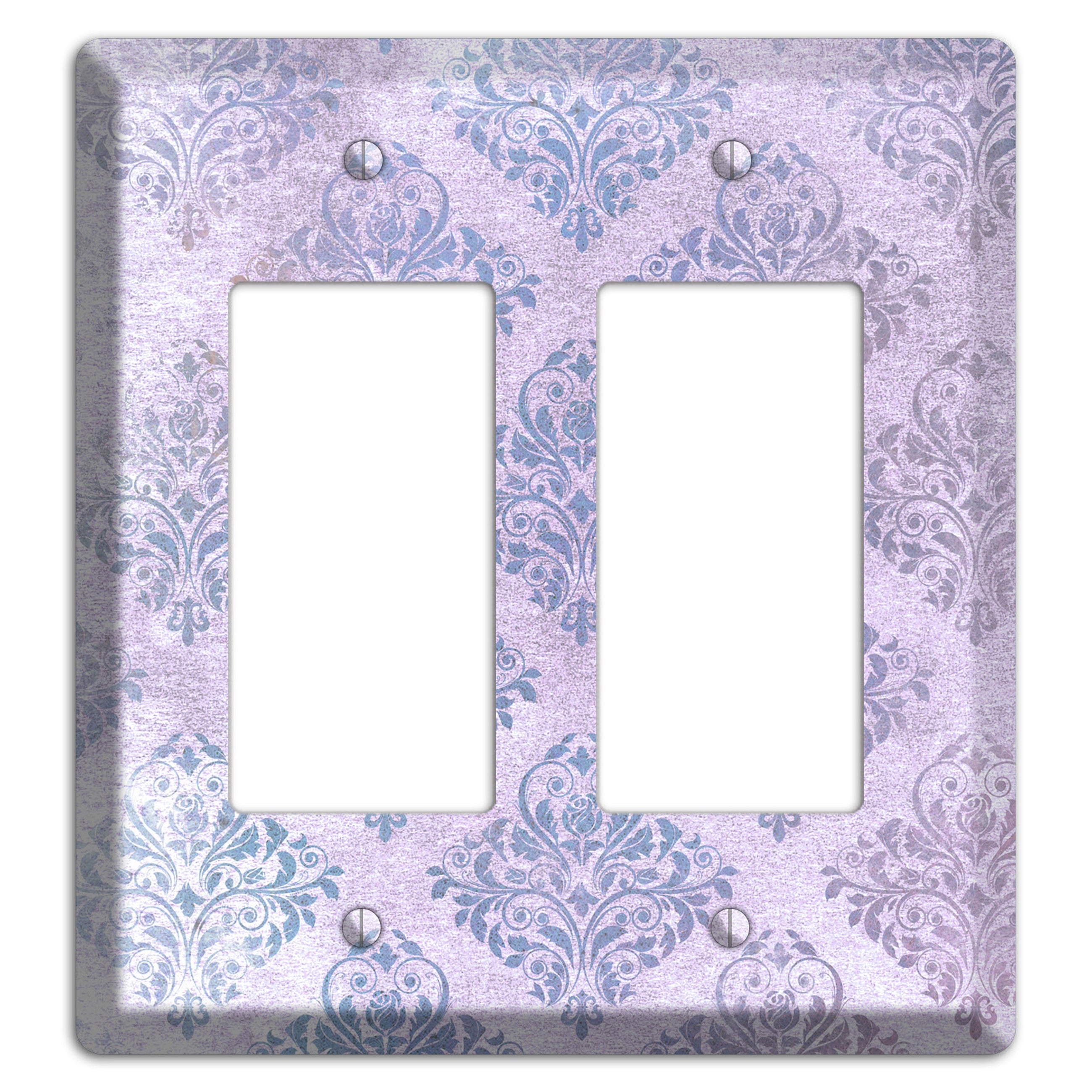 Logan Whimsical Damask 2 Rocker Wallplate
