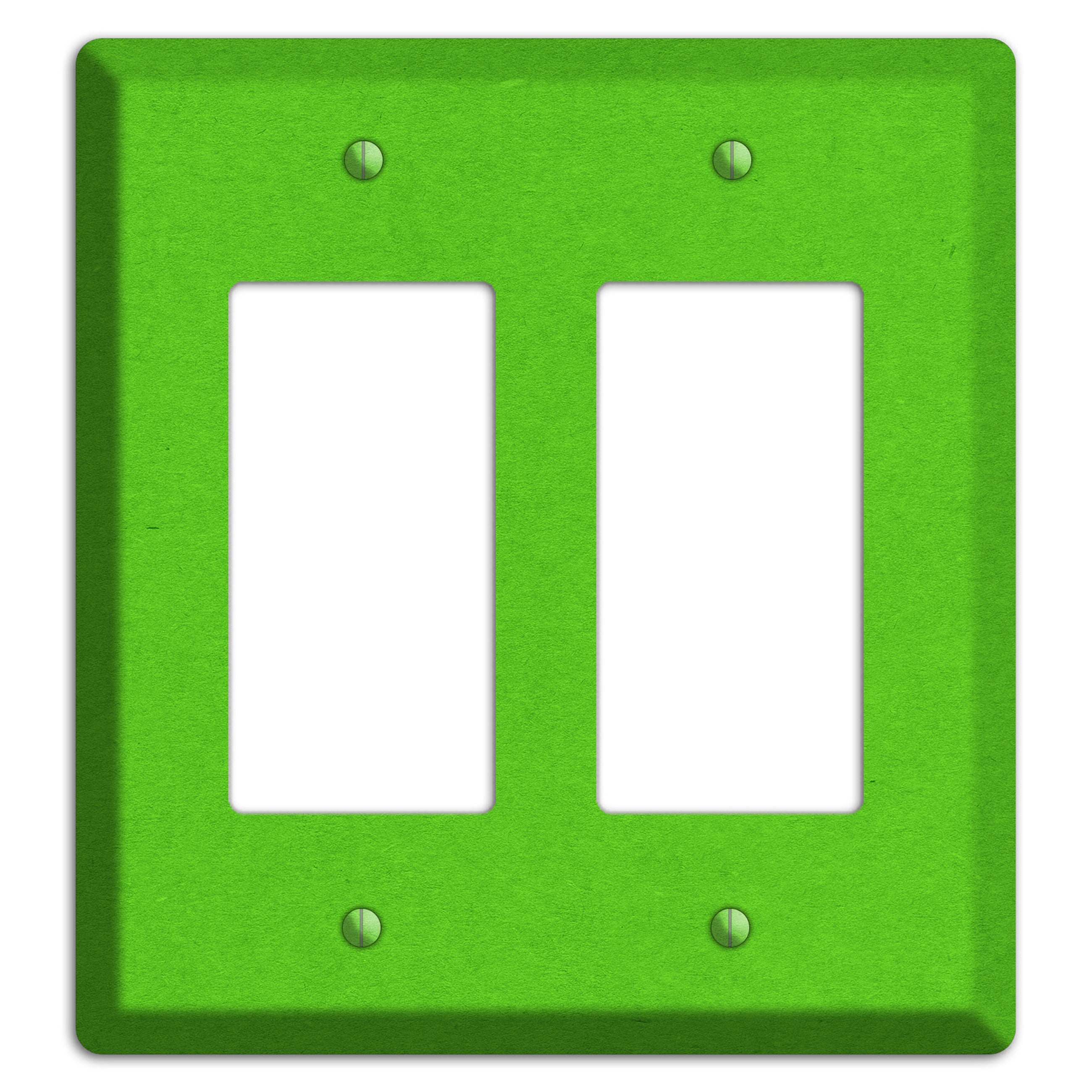 Kelly Green Kraft 2 Rocker Wallplate