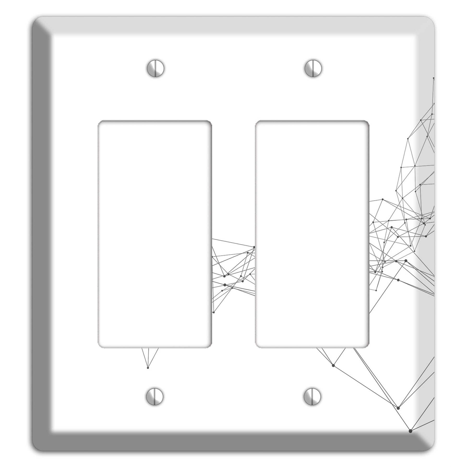 Ink Brushstrokes 7 2 Rocker Wallplate