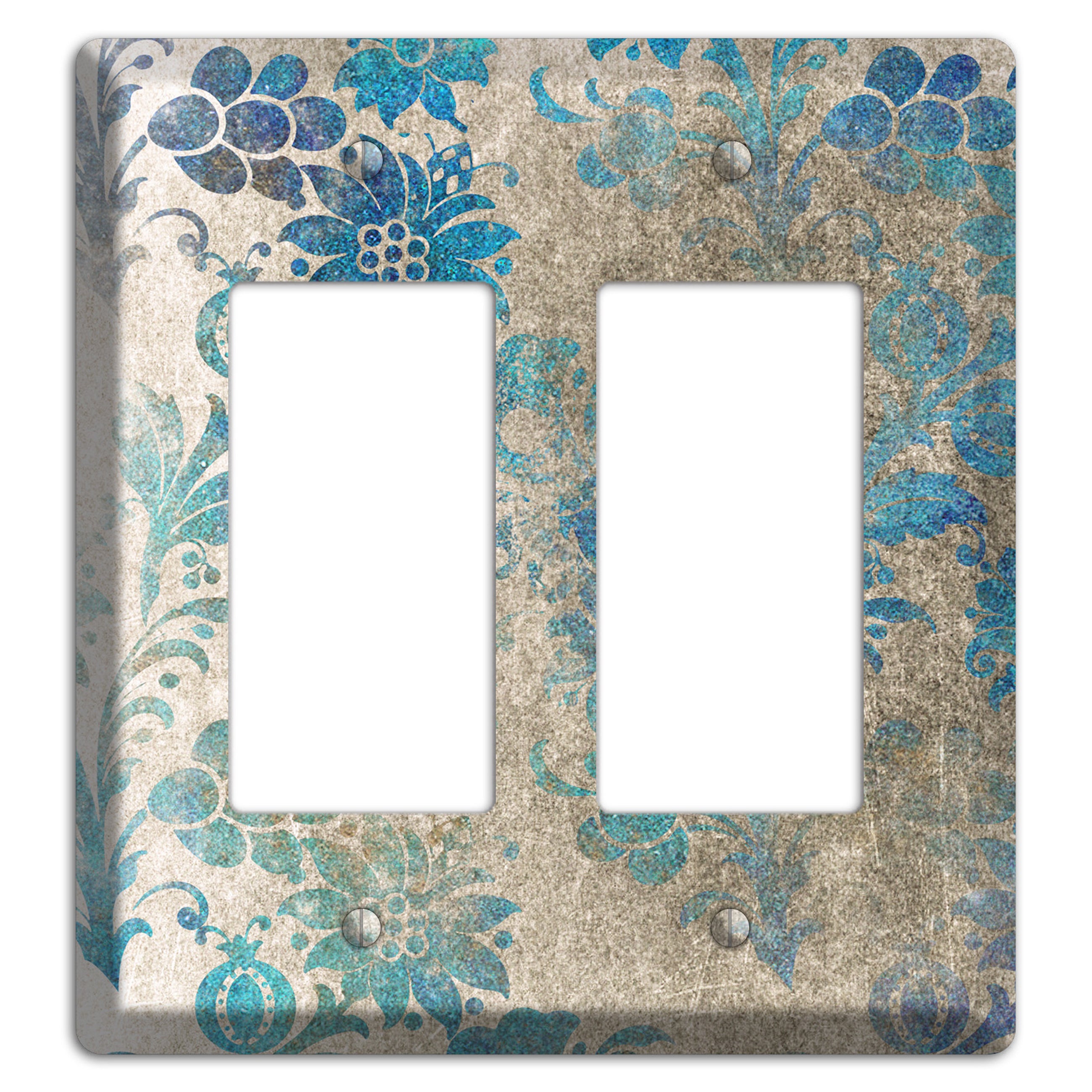 Mantle Whimsical Damask 2 Rocker Wallplate