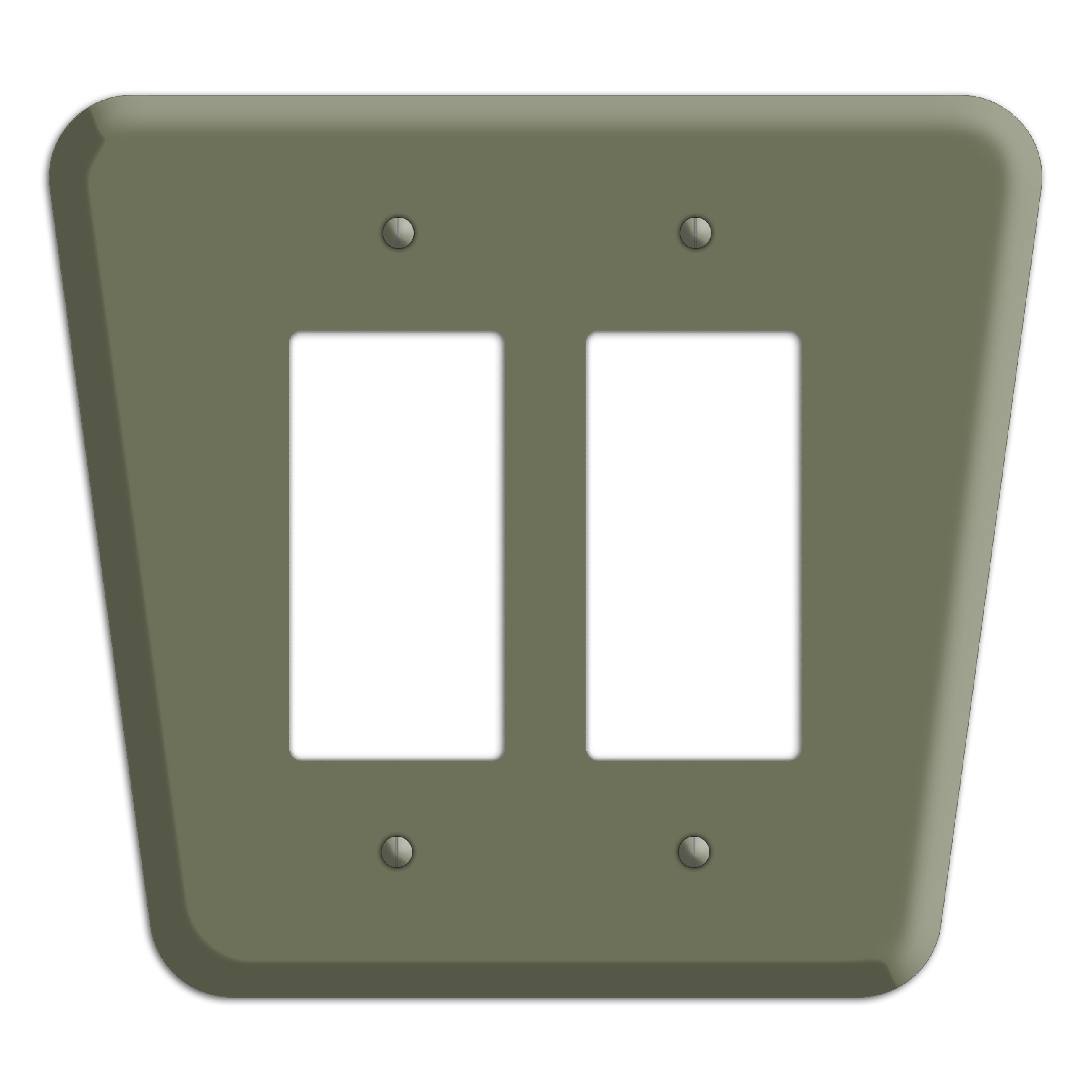 Eucalyptus Mid-Century 2 Rocker Wallplate