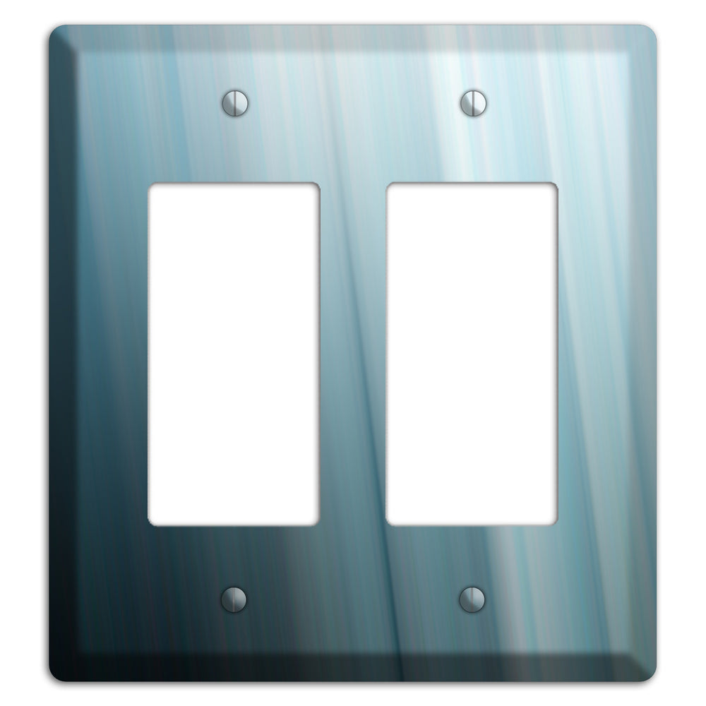 Dusty Blue Ray of Light 2 Rocker Wallplate