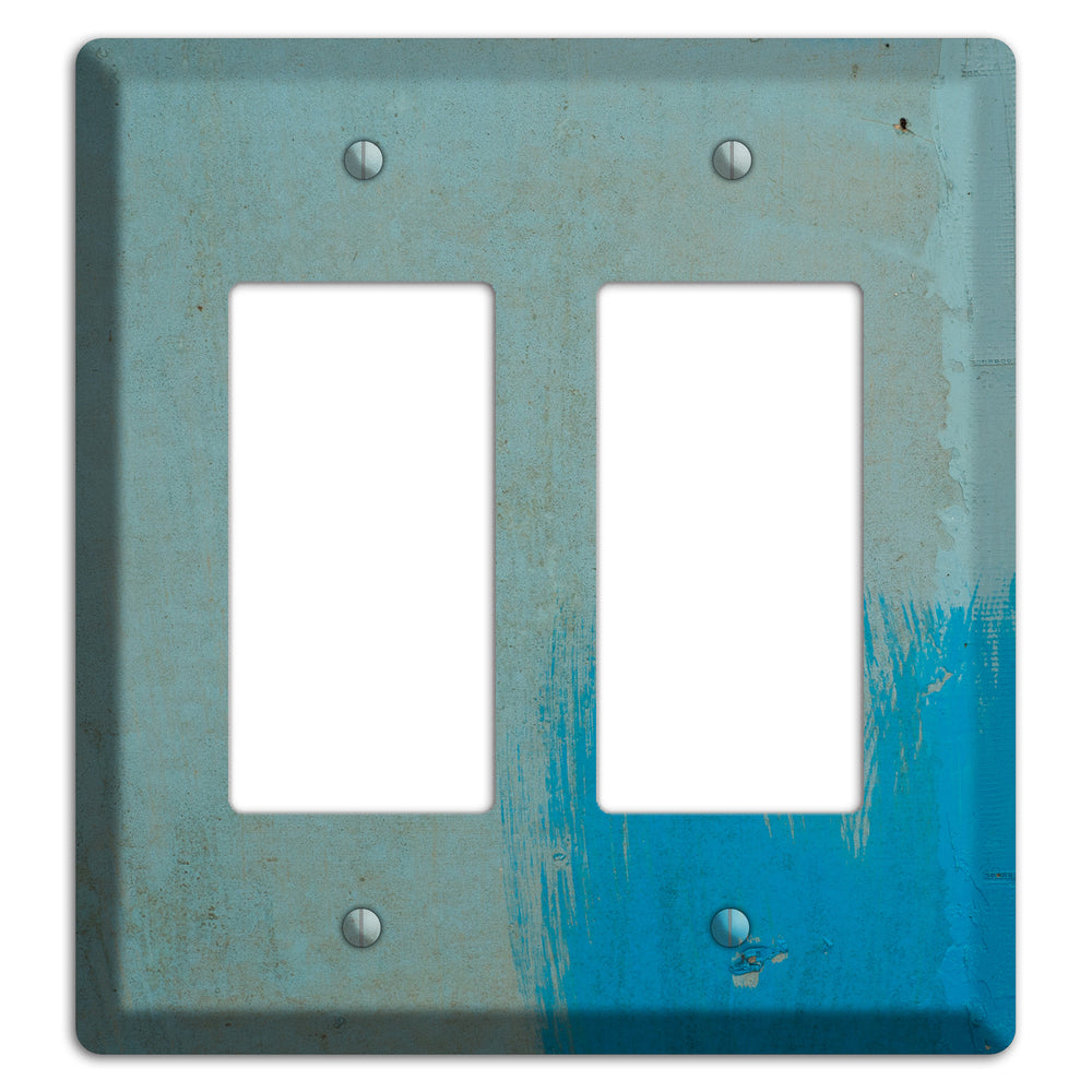 Blue Concrete 2 Rocker Wallplate