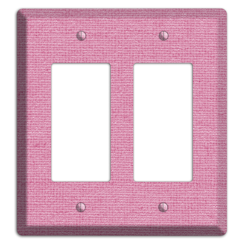 Gamboge Pink Texture 2 Rocker Wallplate
