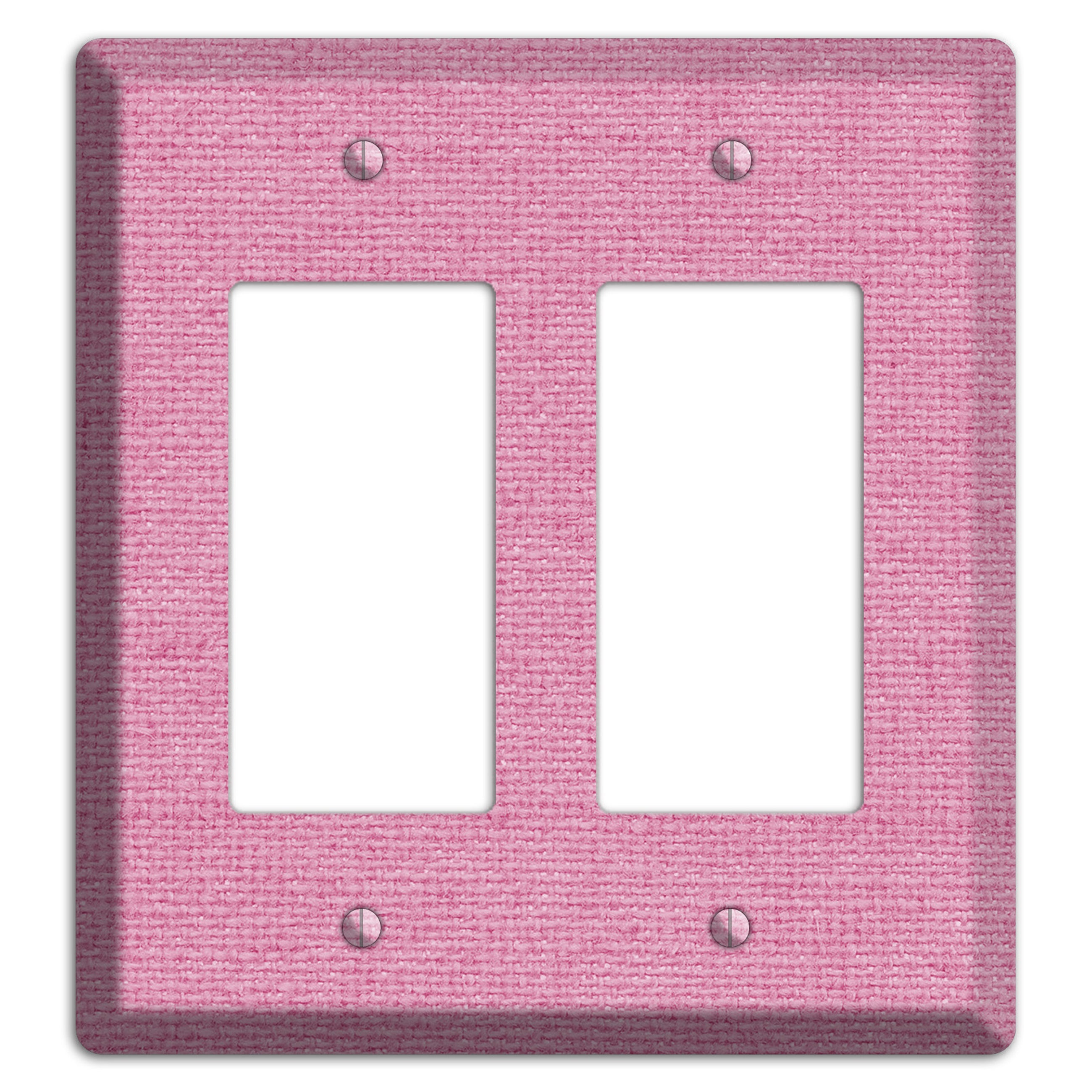 Gamboge Pink Texture 2 Rocker Wallplate
