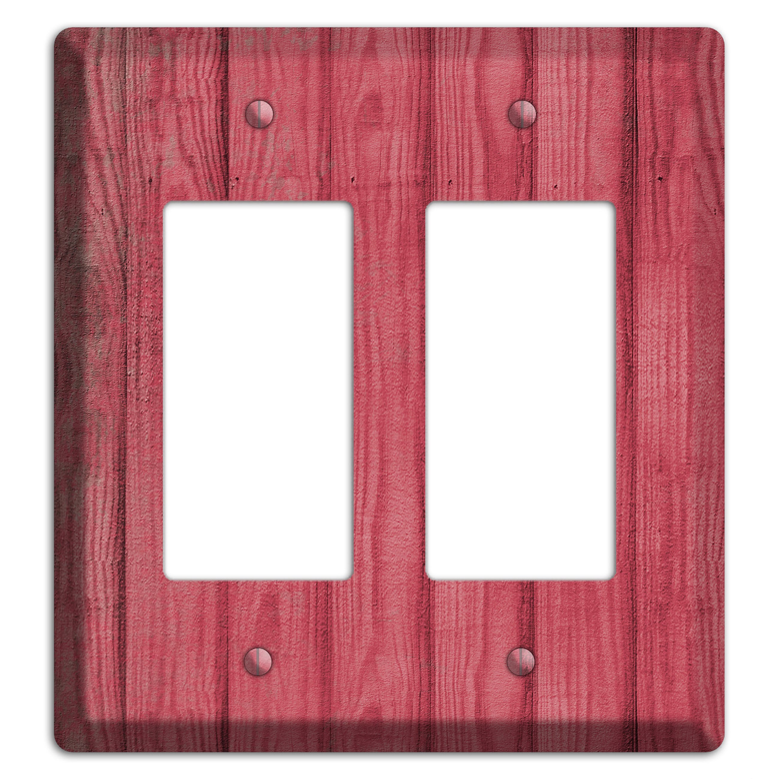 Fuzzy Wuzzy Weathered Wood 2 Rocker Wallplate