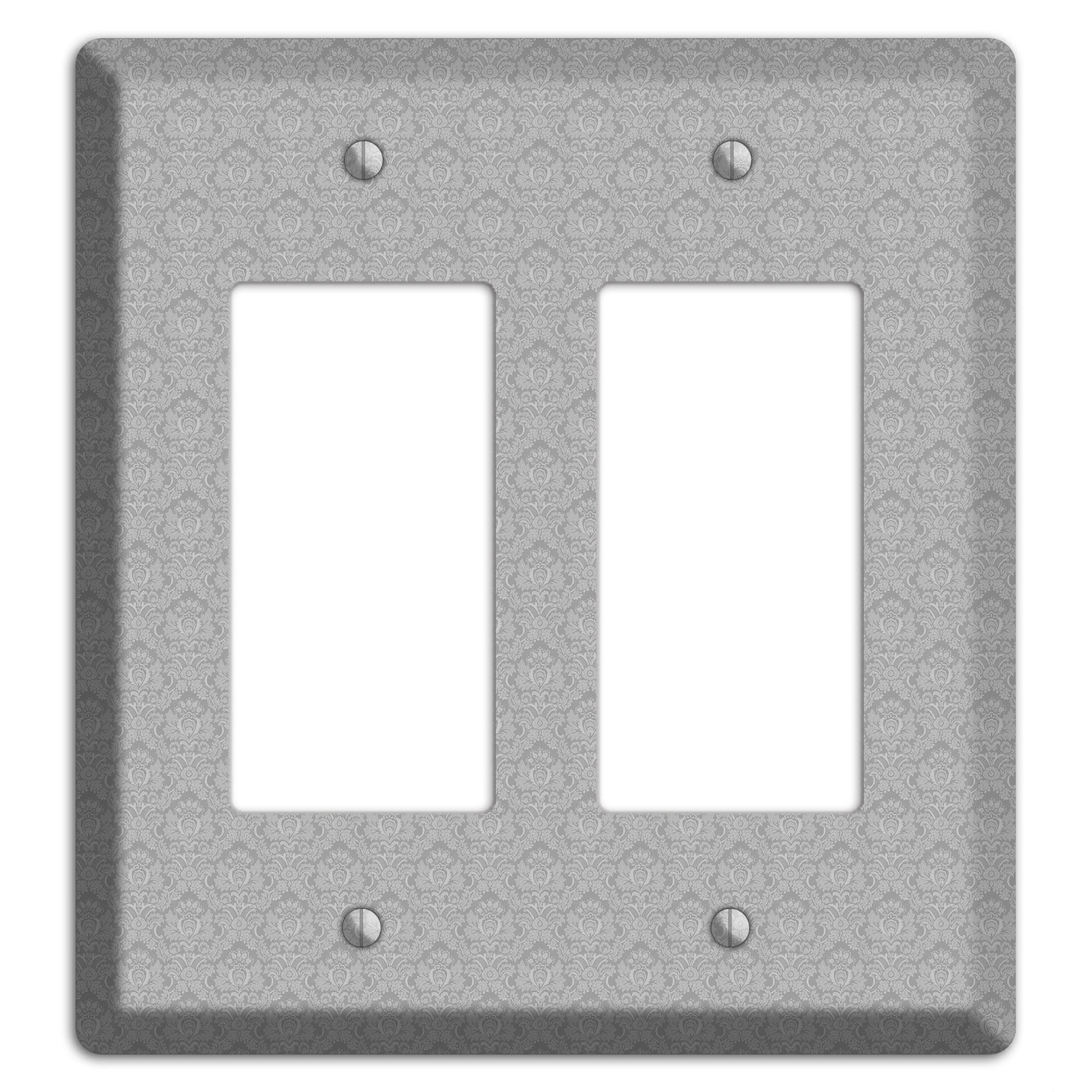 Light Grey Cartouche 2 Rocker Wallplate