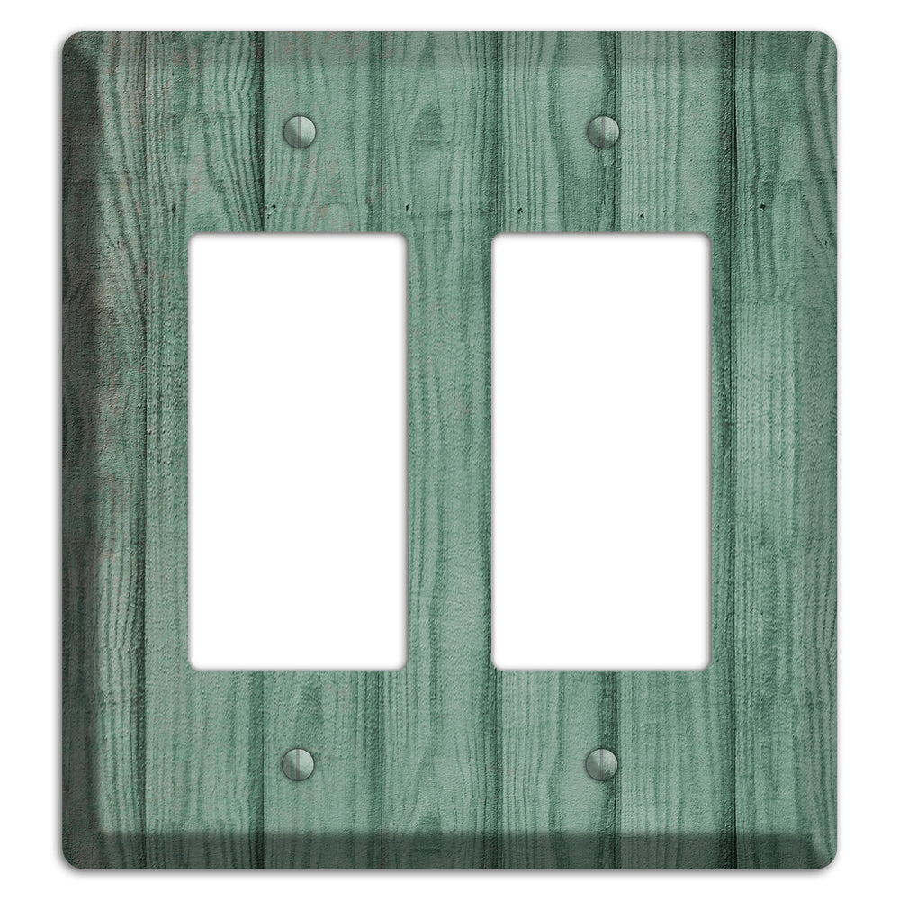 Laurel Weathered Wood 2 Rocker Wallplate