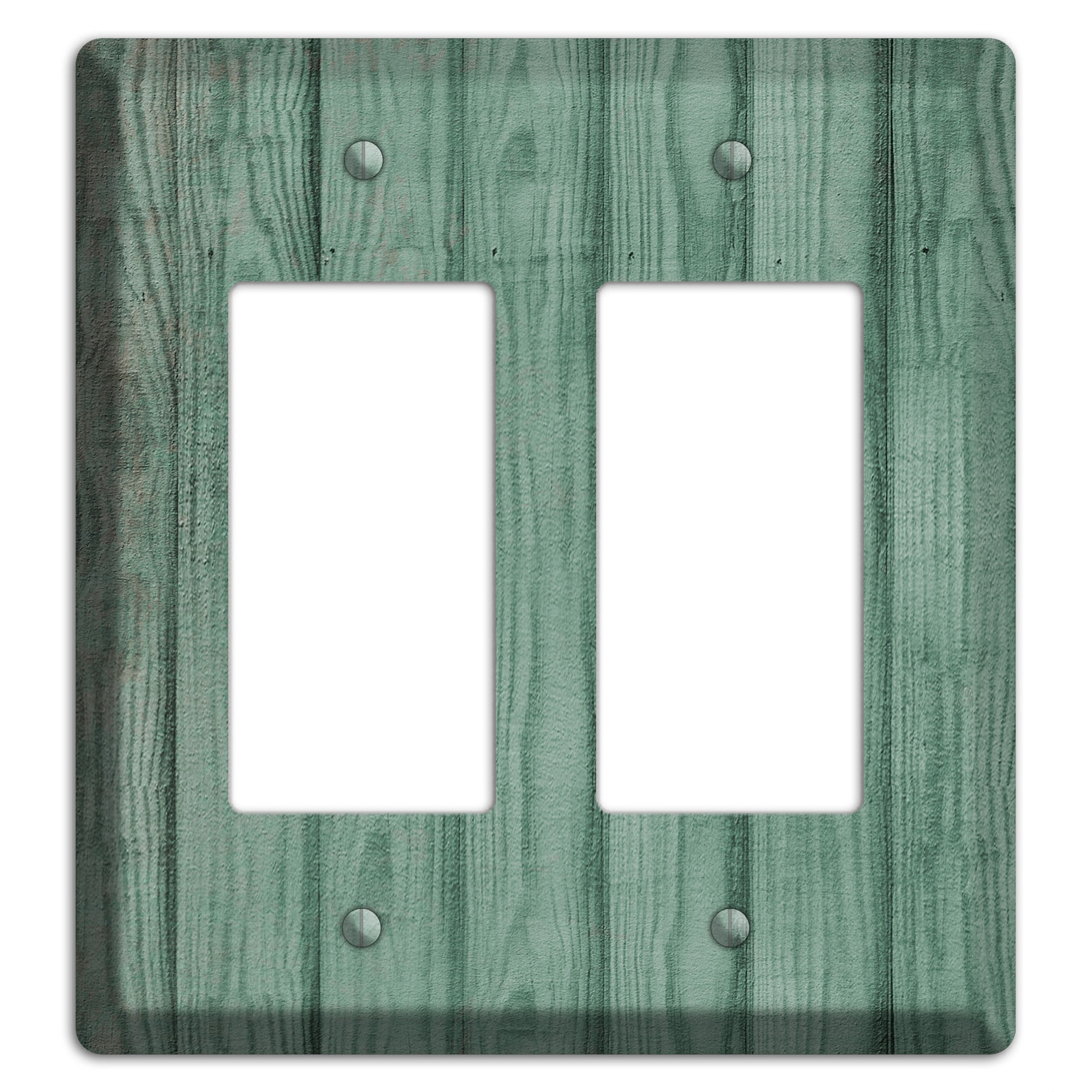 Laurel Weathered Wood 2 Rocker Wallplate