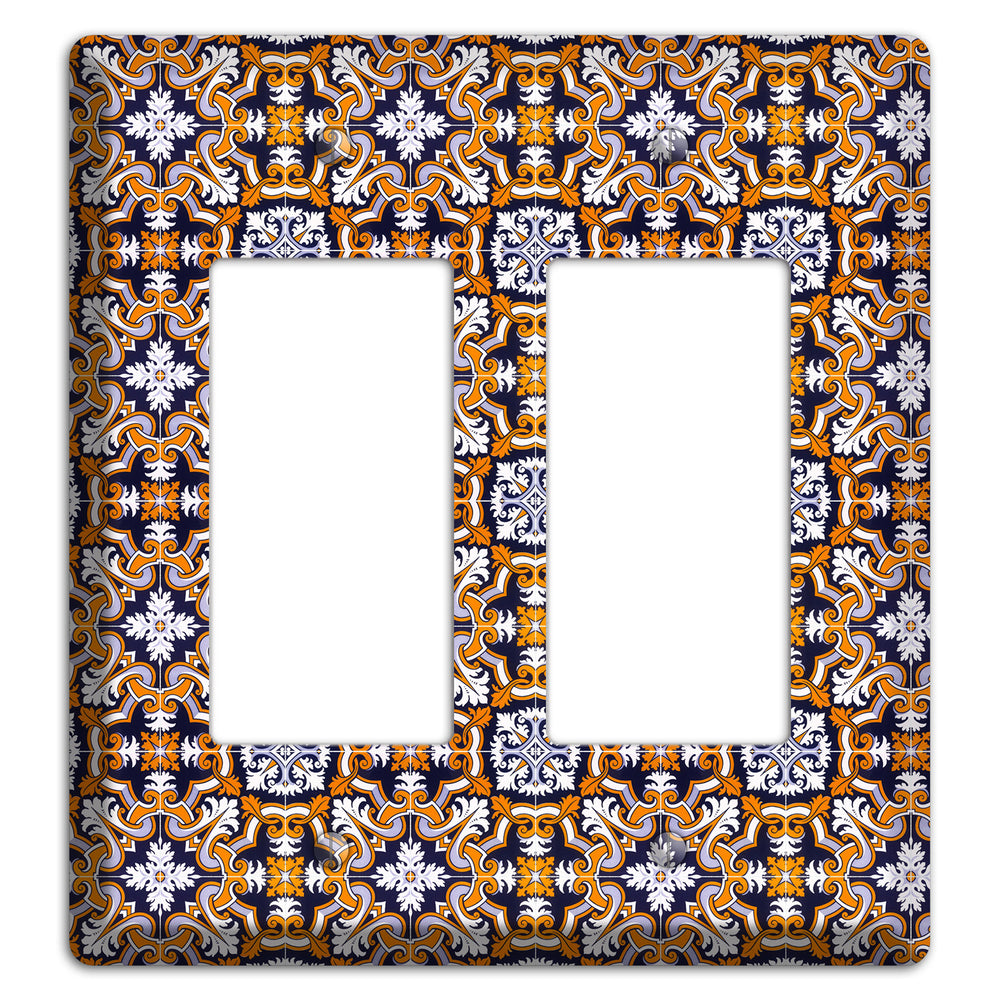 Tavira Tiles 6 2 Rocker Wallplate