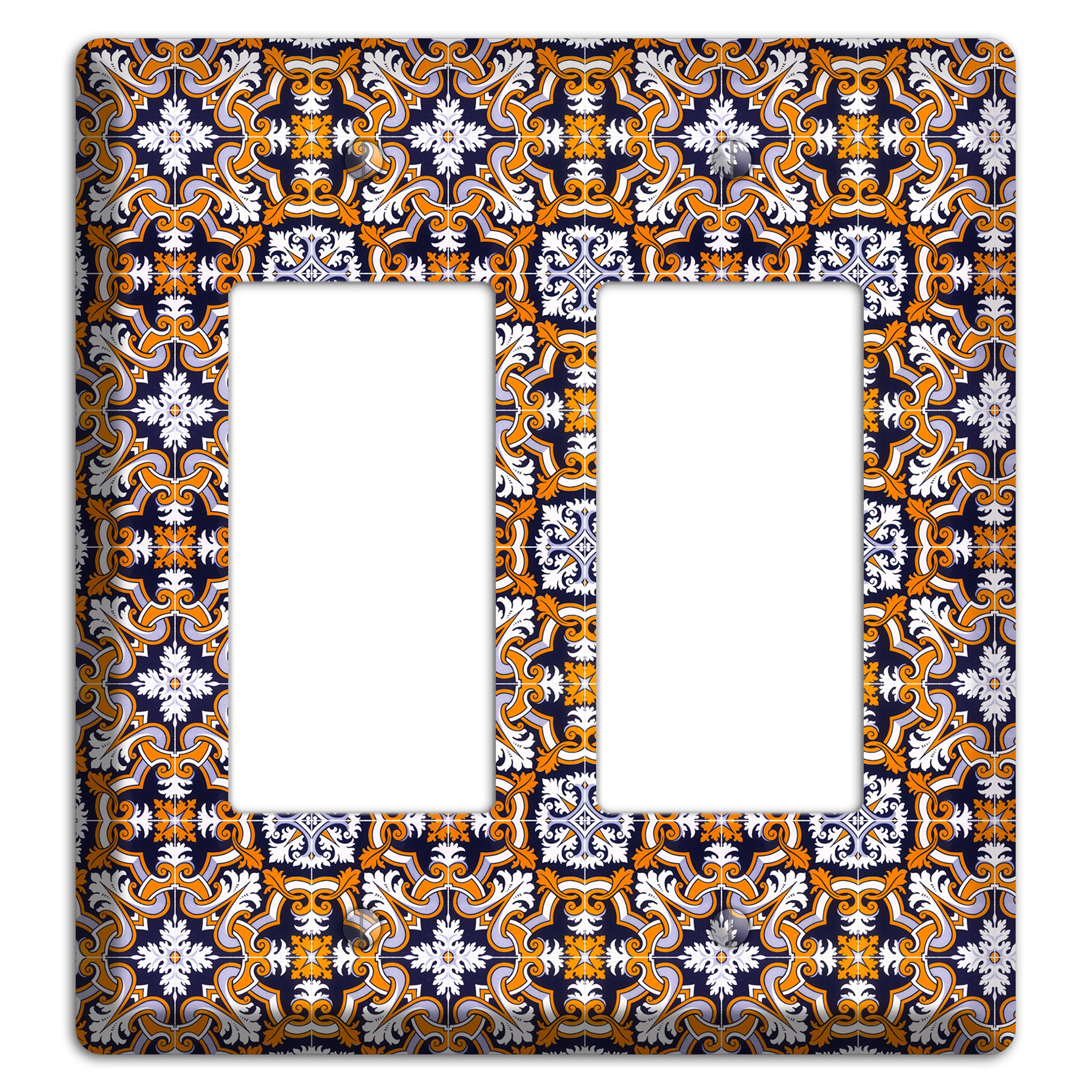 Tavira Tiles 6 2 Rocker Wallplate