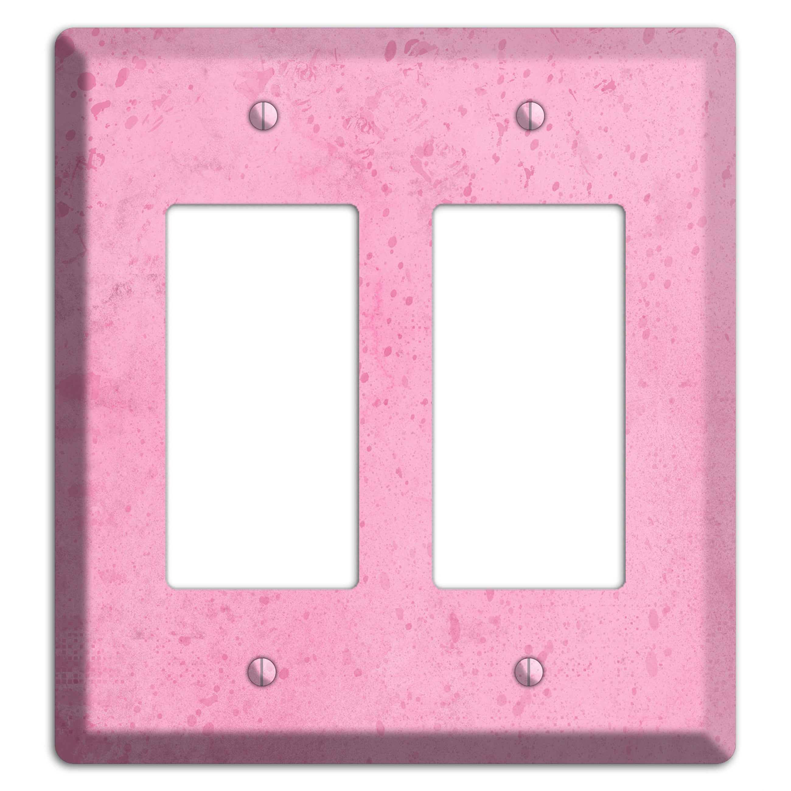 Illusion Pink Texture 2 Rocker Wallplate
