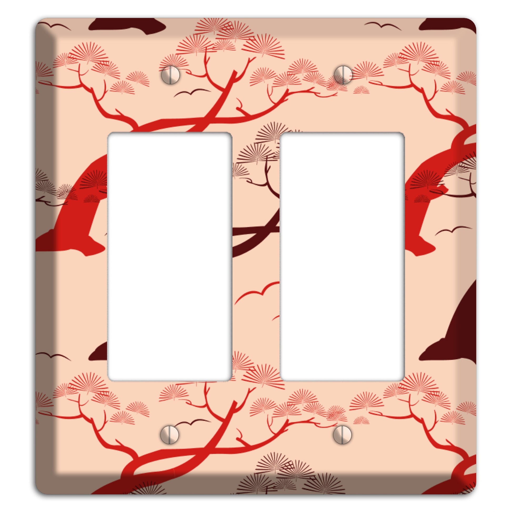 Asian Trees 2 Rocker Wallplate