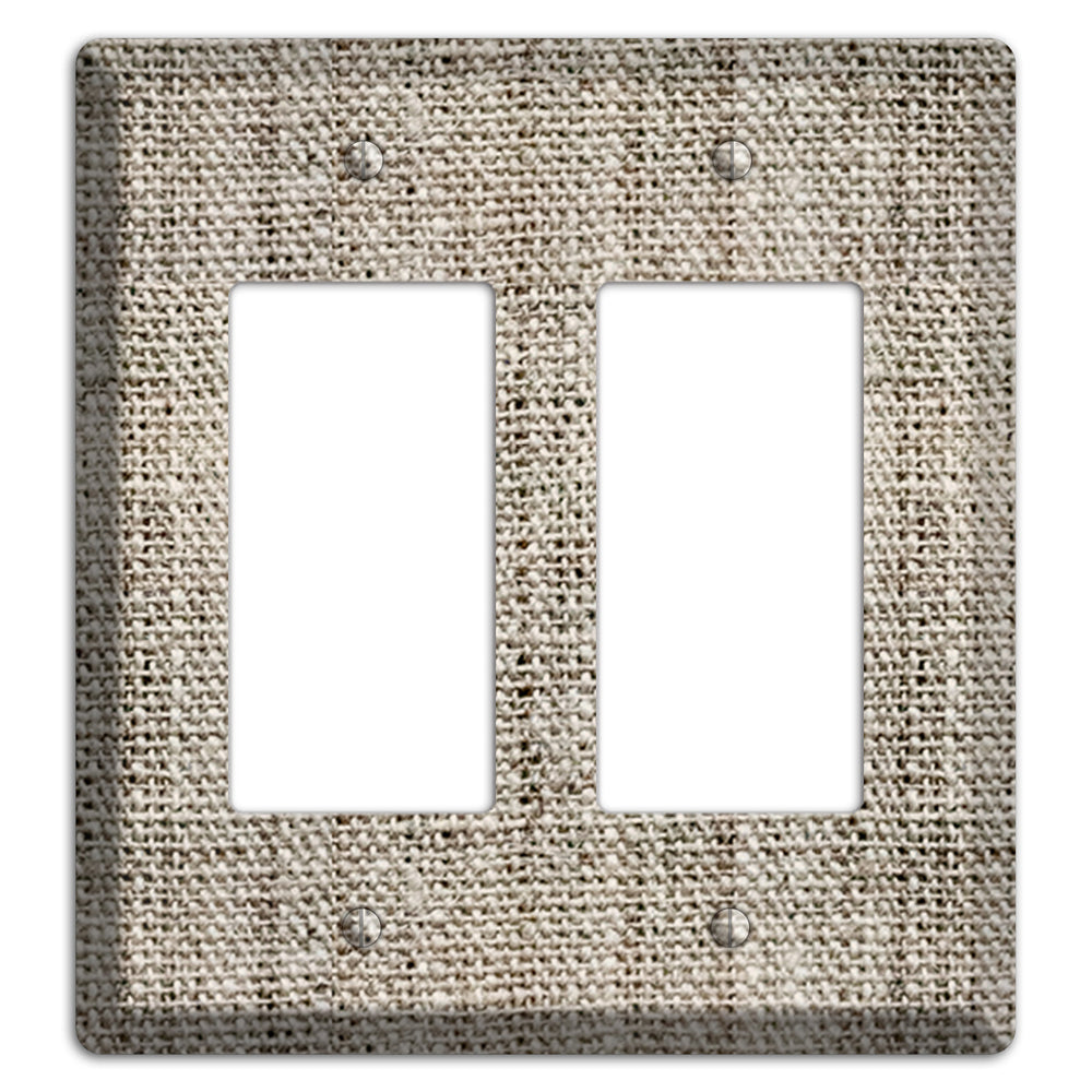 Niagara Burlap 2 Rocker Wallplate