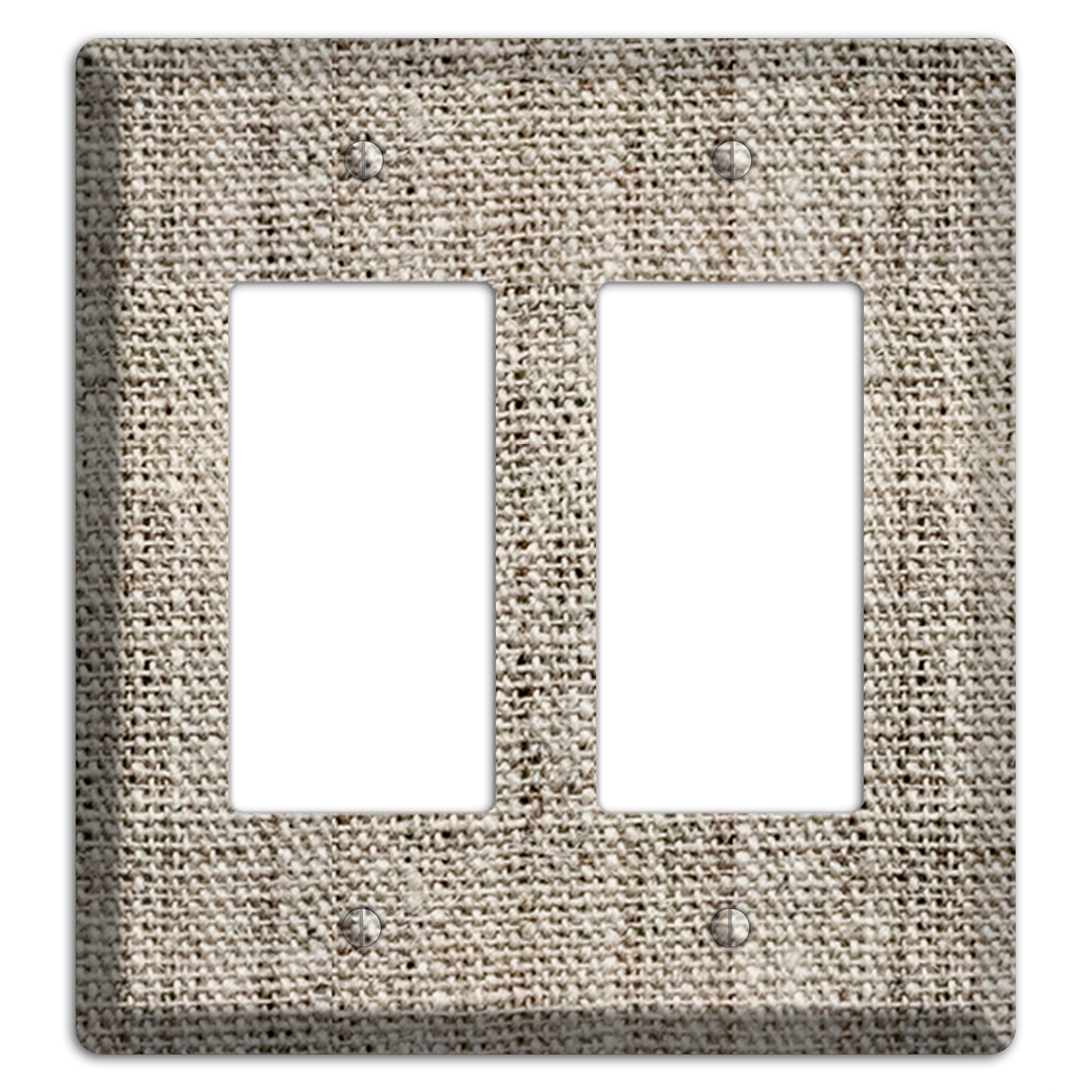 Niagara Burlap 2 Rocker Wallplate