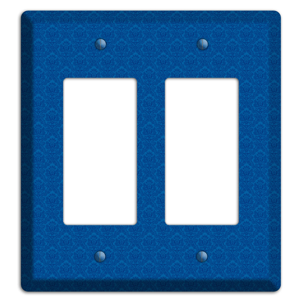 Blue Cartouche 2 Rocker Wallplate